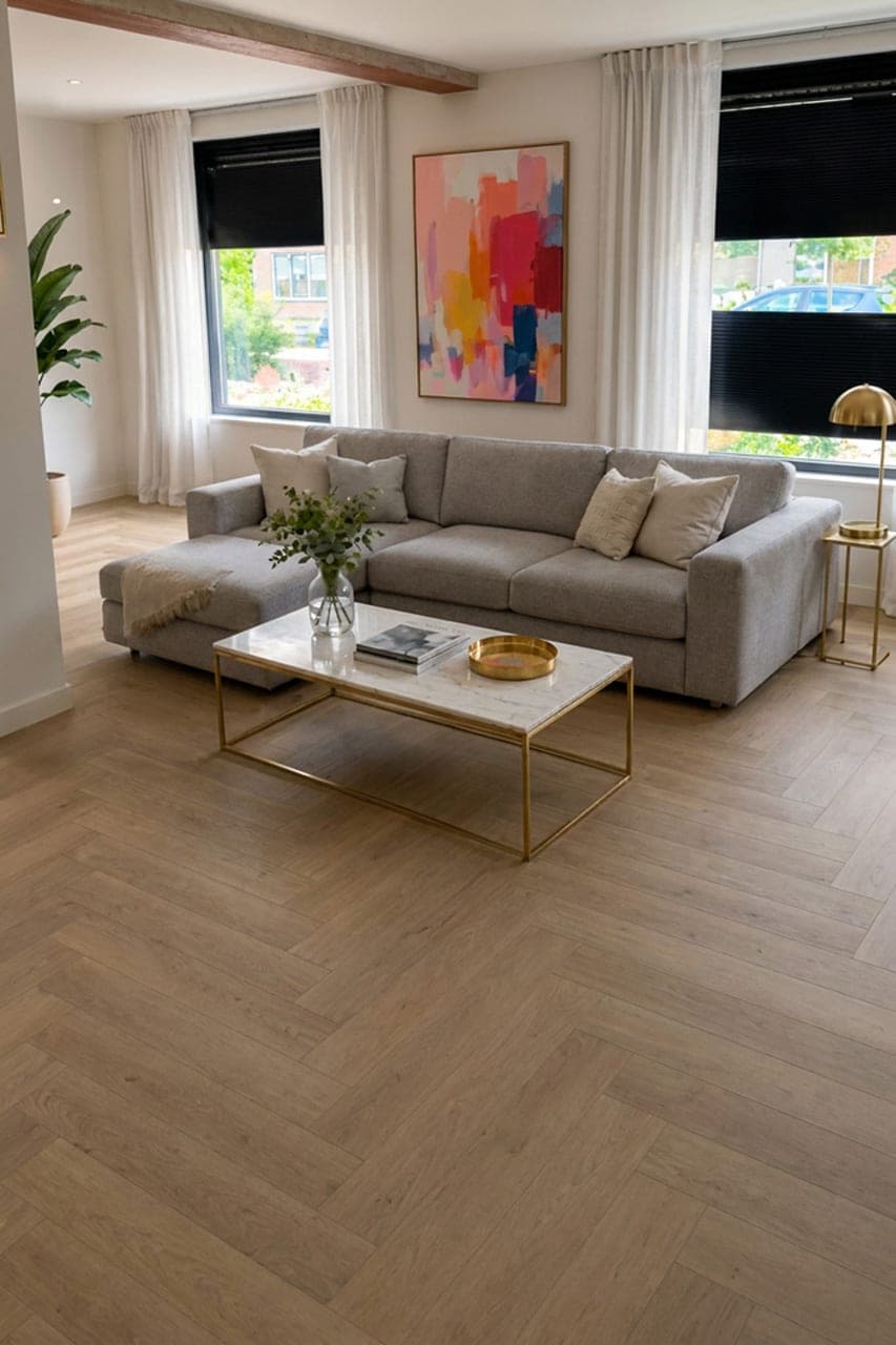 Sensation PVC visgraat Seberg Oak in Gilze