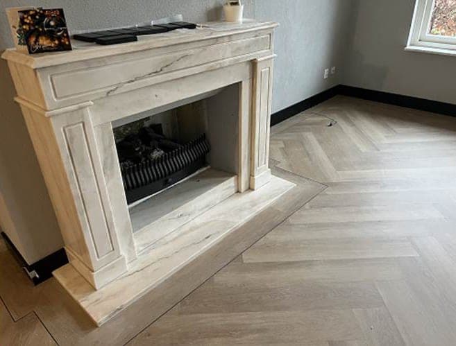 Signature PVC vloer Visgraat Sandland Oak