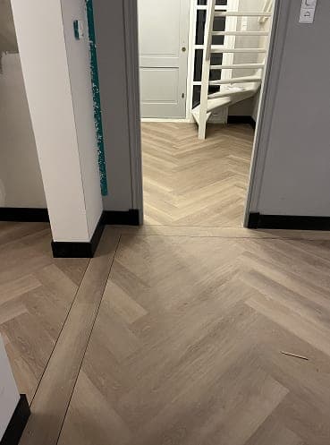 Signature PVC vloer Visgraat Sandland Oak