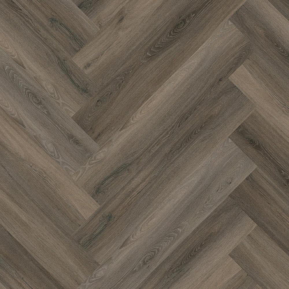 Floorlife Yup Herringbone Paddington dark grey klik pvc 600x150x7mm 0,55 (met geïntegreerde ondervloer 10DB)