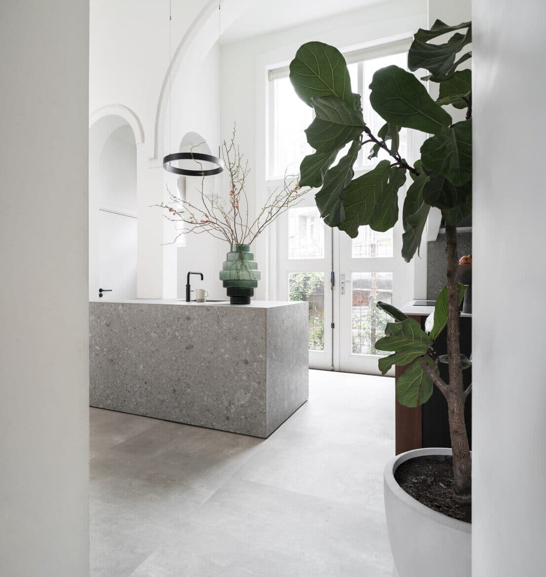 Beton Design rechthoek Lijm PVC 914x457x2,5mm 0,55 HE2114