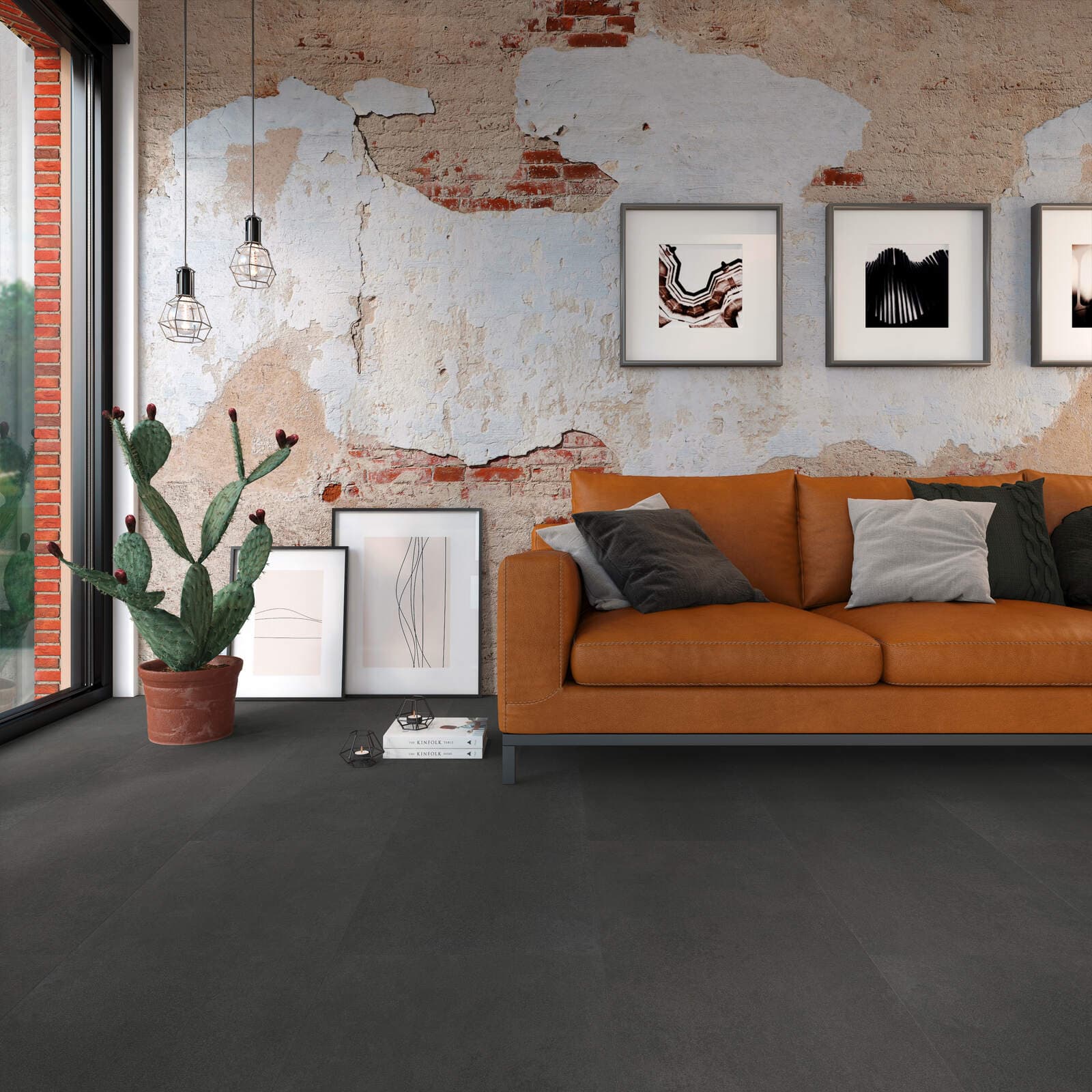 Viva Lijm PVC Tegels 1910 Concrete 914x457x2,5mm 0,55