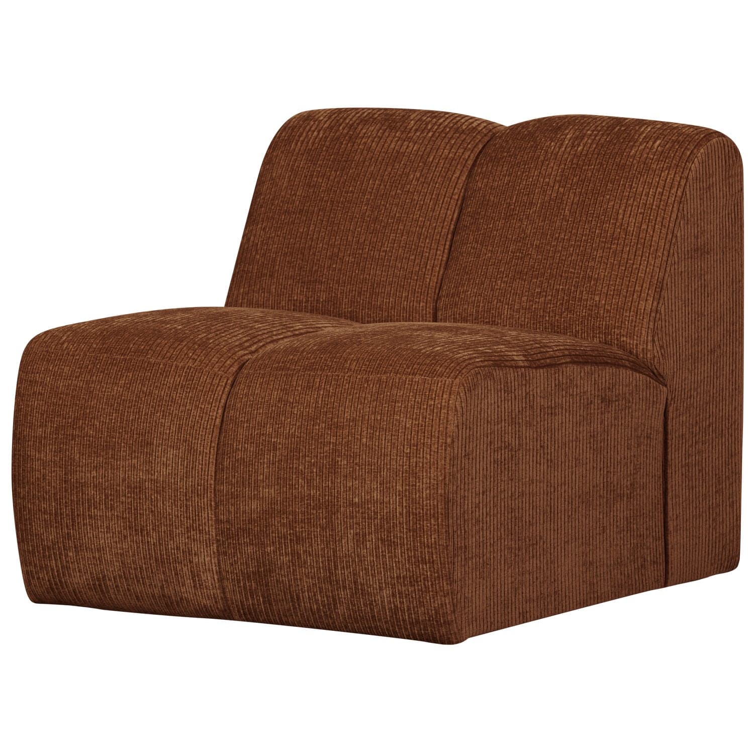 Mojo 1-zits element ribstof roestbruin