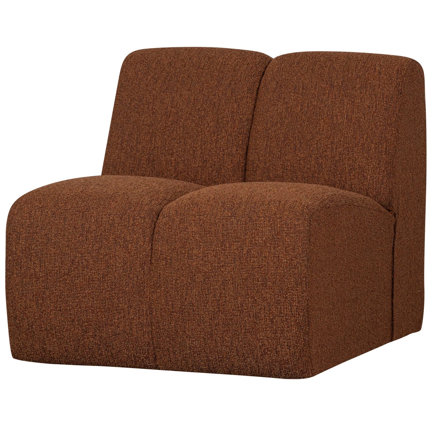 Mojo 1-zits element boucle roestbruin melange