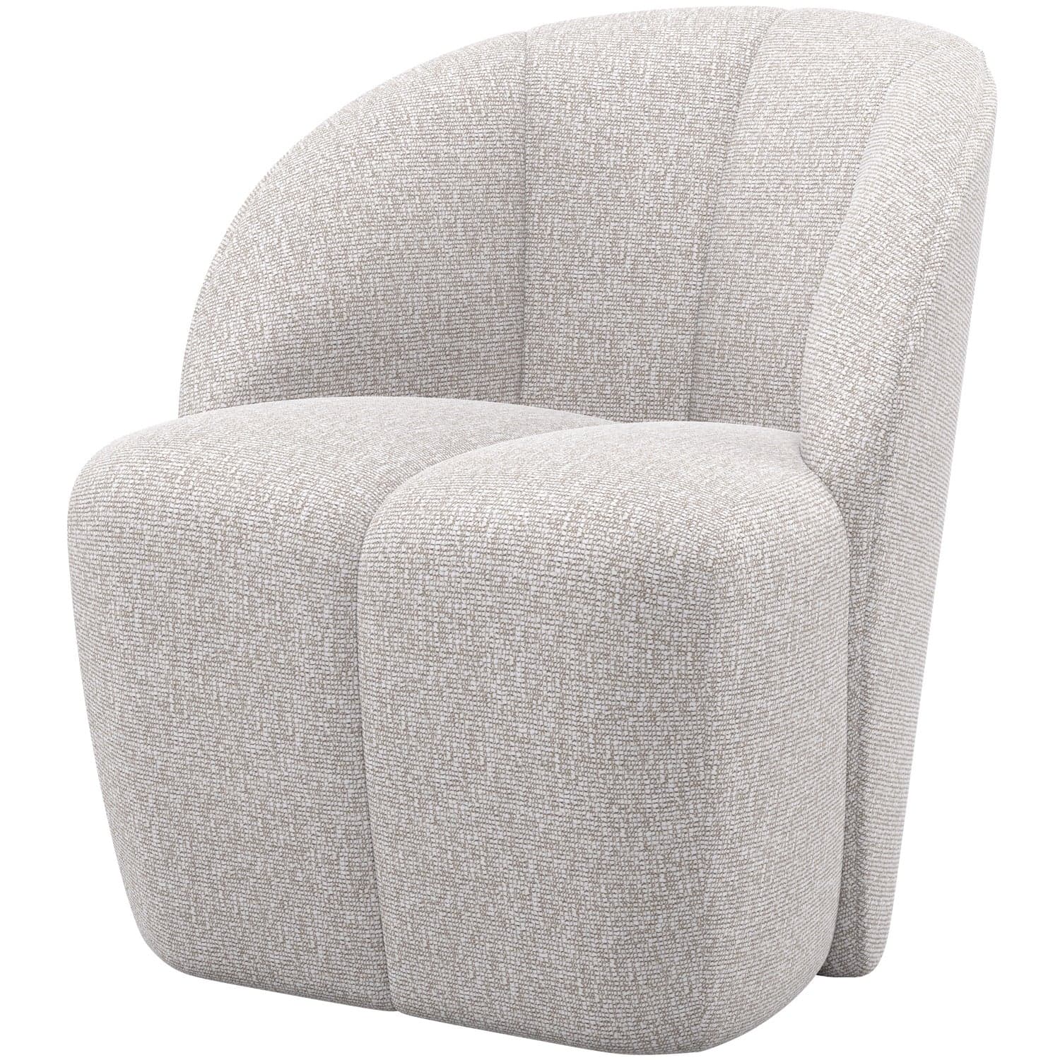 Mojo draaifauteuil boucle ecru melange