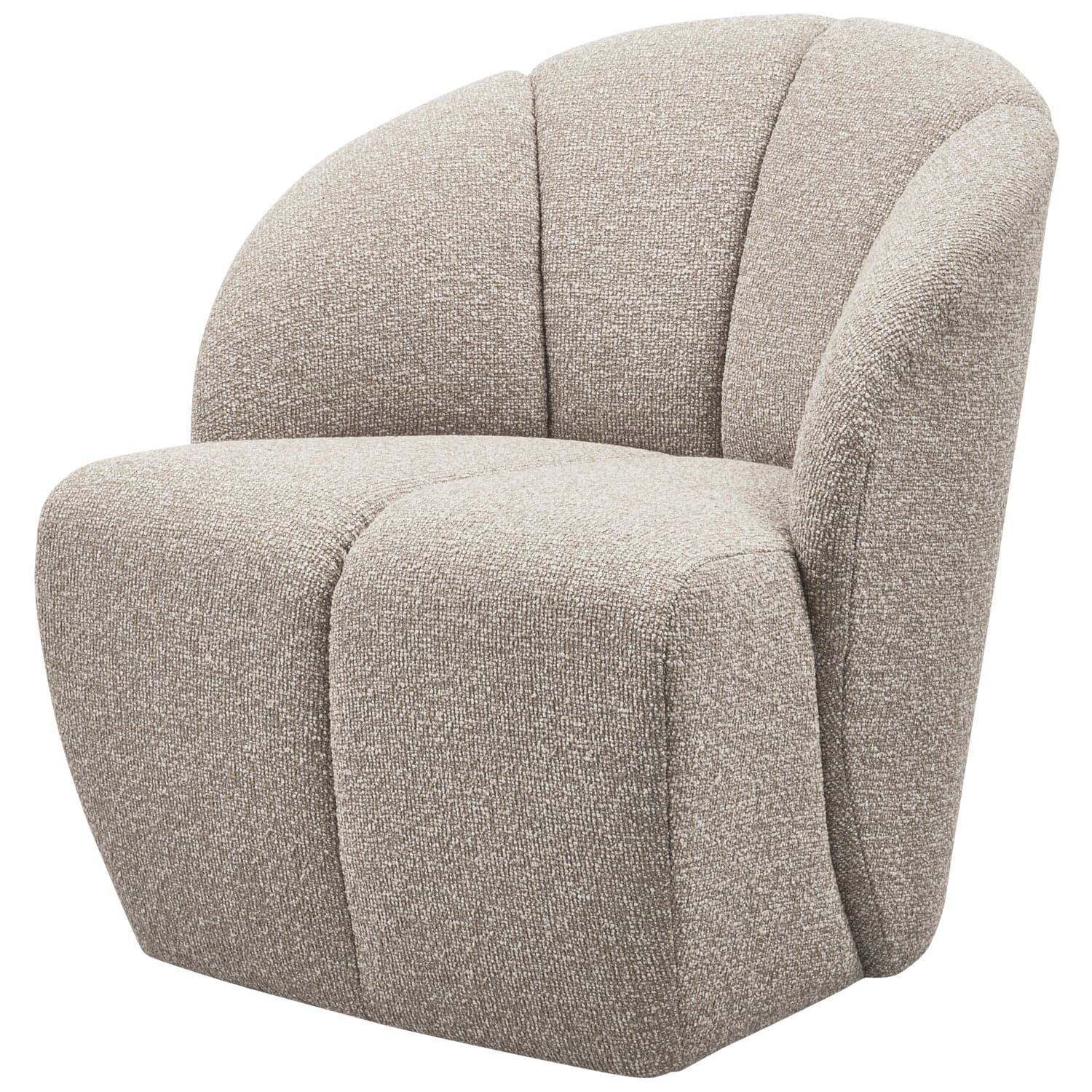 Mojo draaifauteuil boucle beige melange