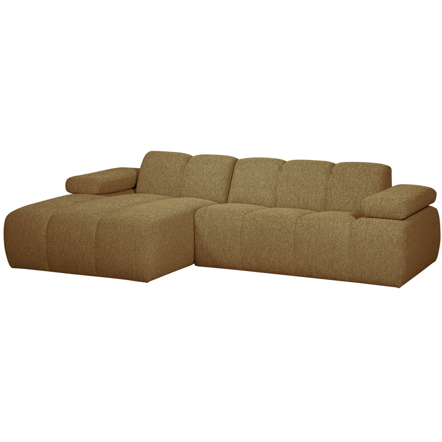 Mojo chaise longue bank links boucle geel/bruin melange