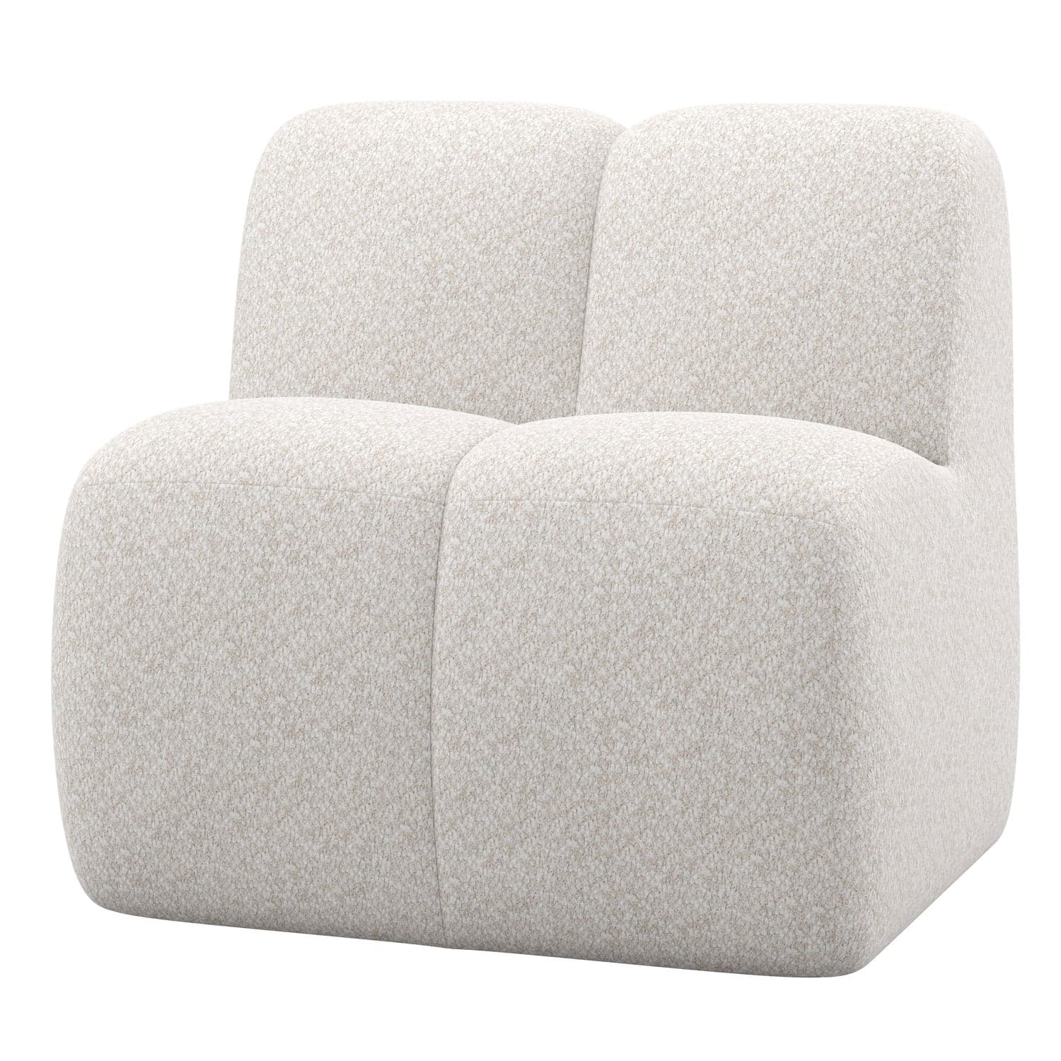 Mojo eetbank 84 cm met rugleuning wollig ecru