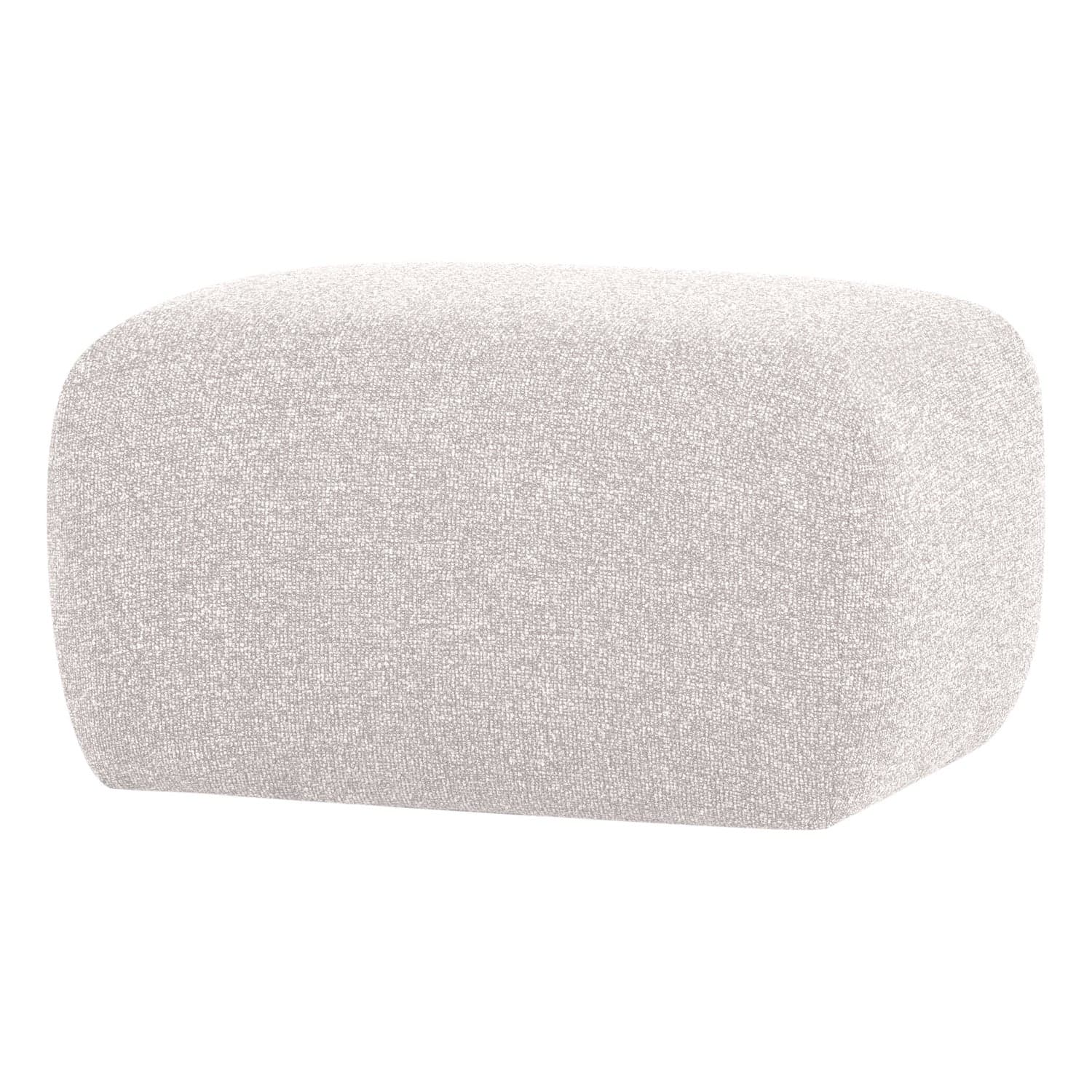 Mojo base poef boucle ecru melange [fsc]