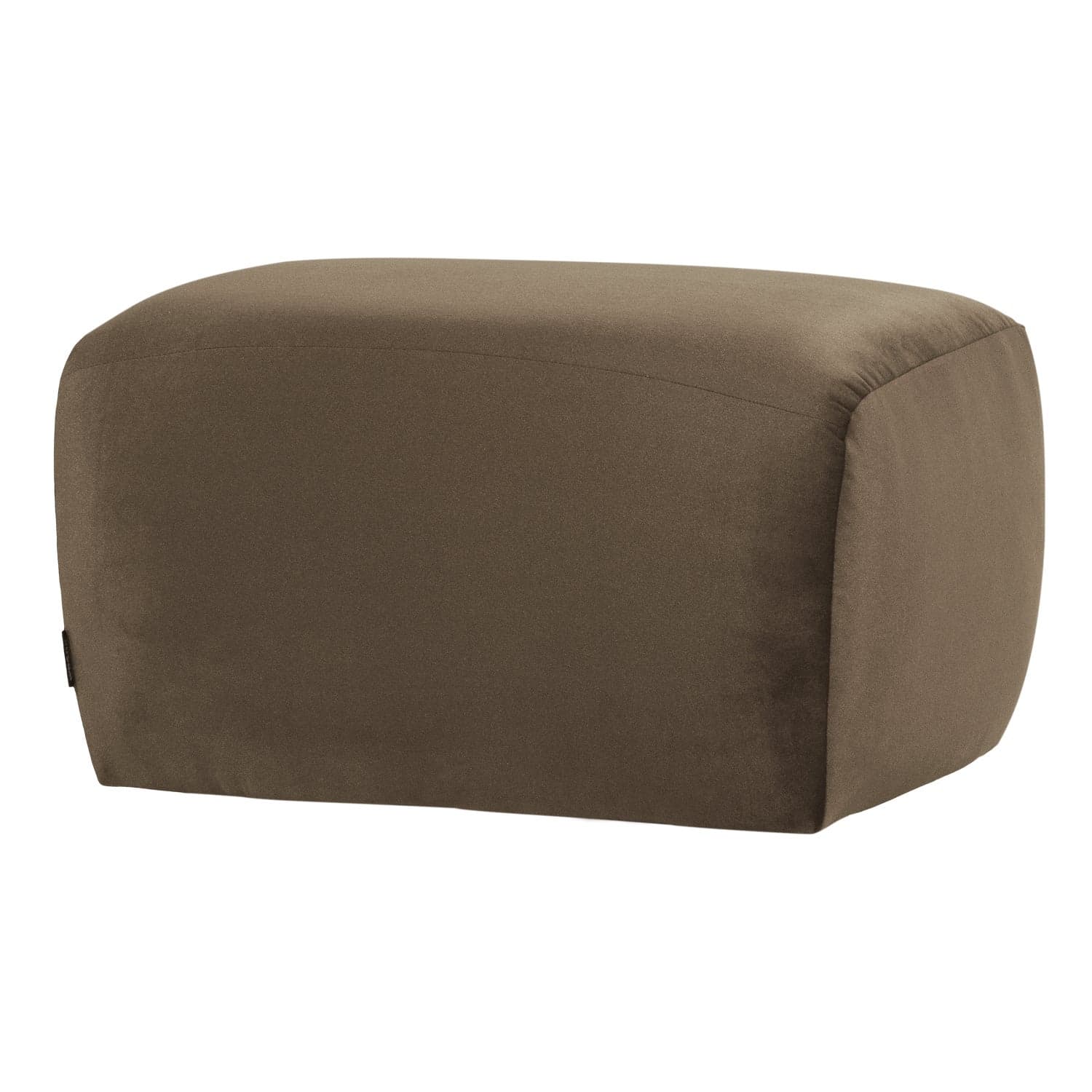Mojo base poef velvet taupe [fsc]
