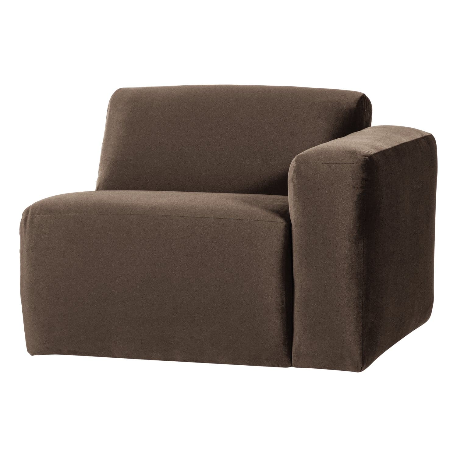Mojo base 1-zits element arm rechts velvet bruin [fsc]
