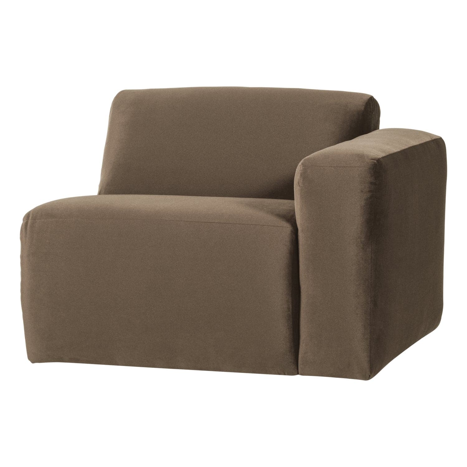 Mojo base 1-zits element arm rechts velvet taupe [fsc]
