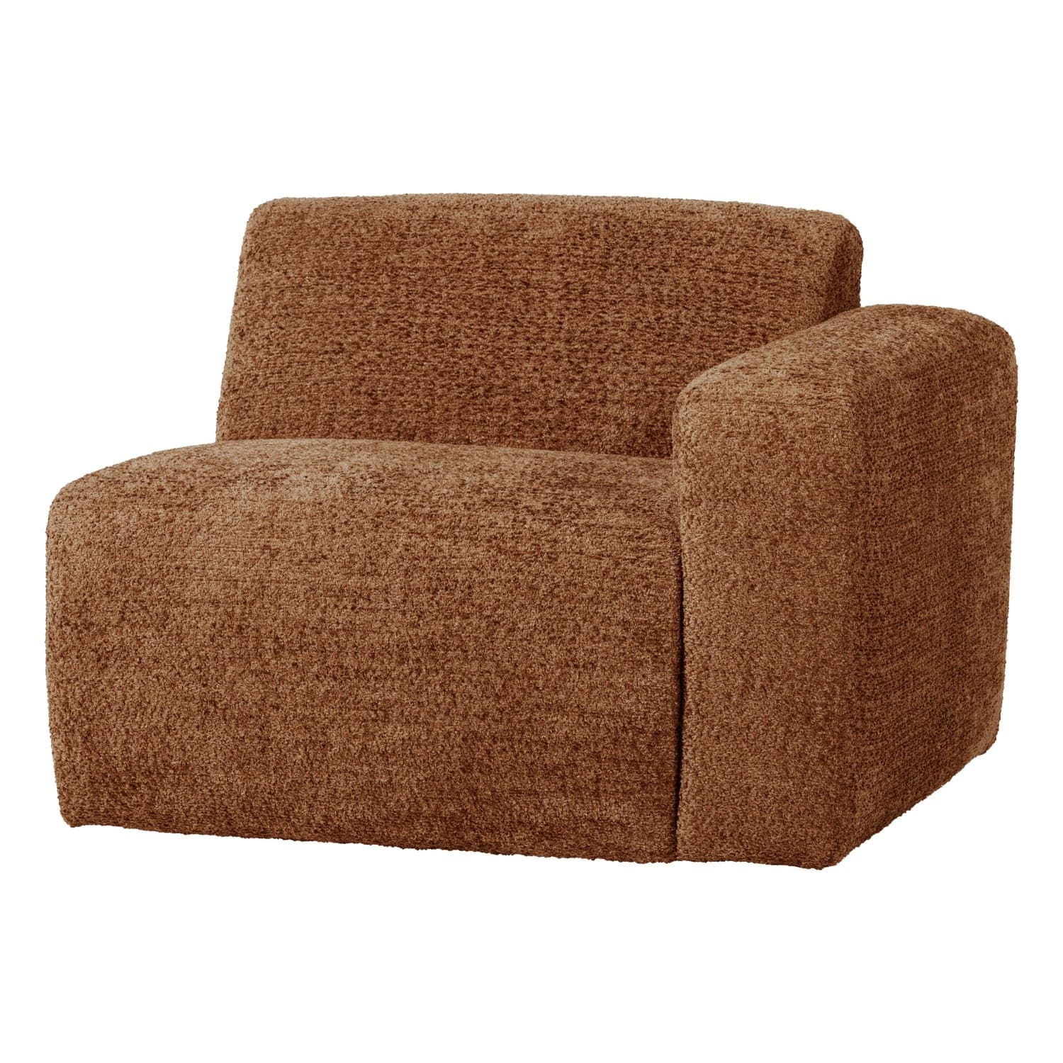 Mojo base 1-zits element arm rechts wollig roestbruin [fsc]