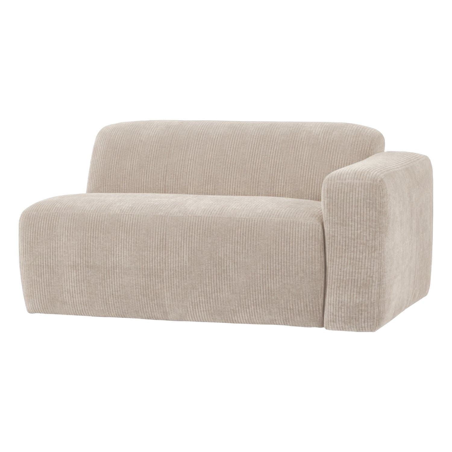 Mojo base 1,5-zits element arm rechts rib ecru [fsc]