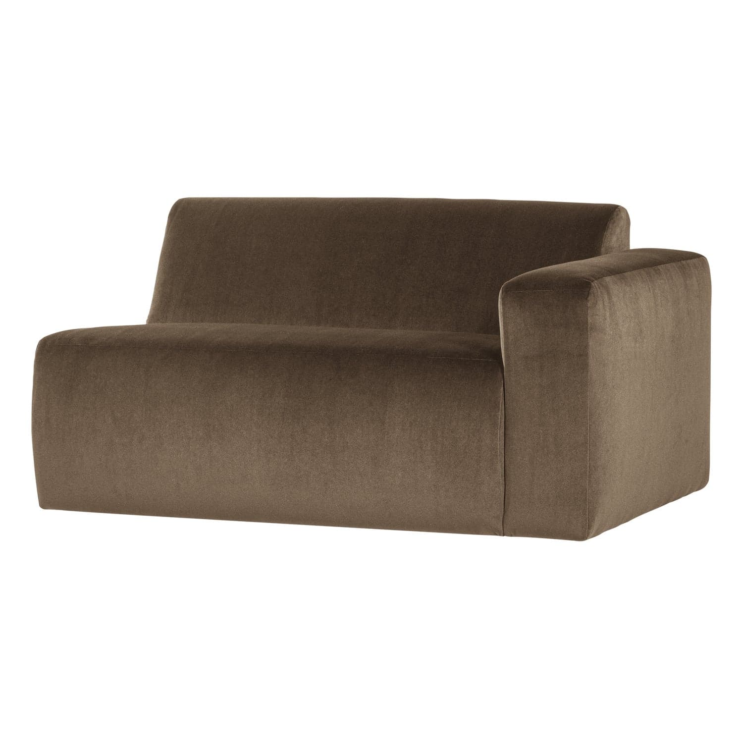 Mojo base 1,5-zits element arm rechts velvet taupe [fsc]