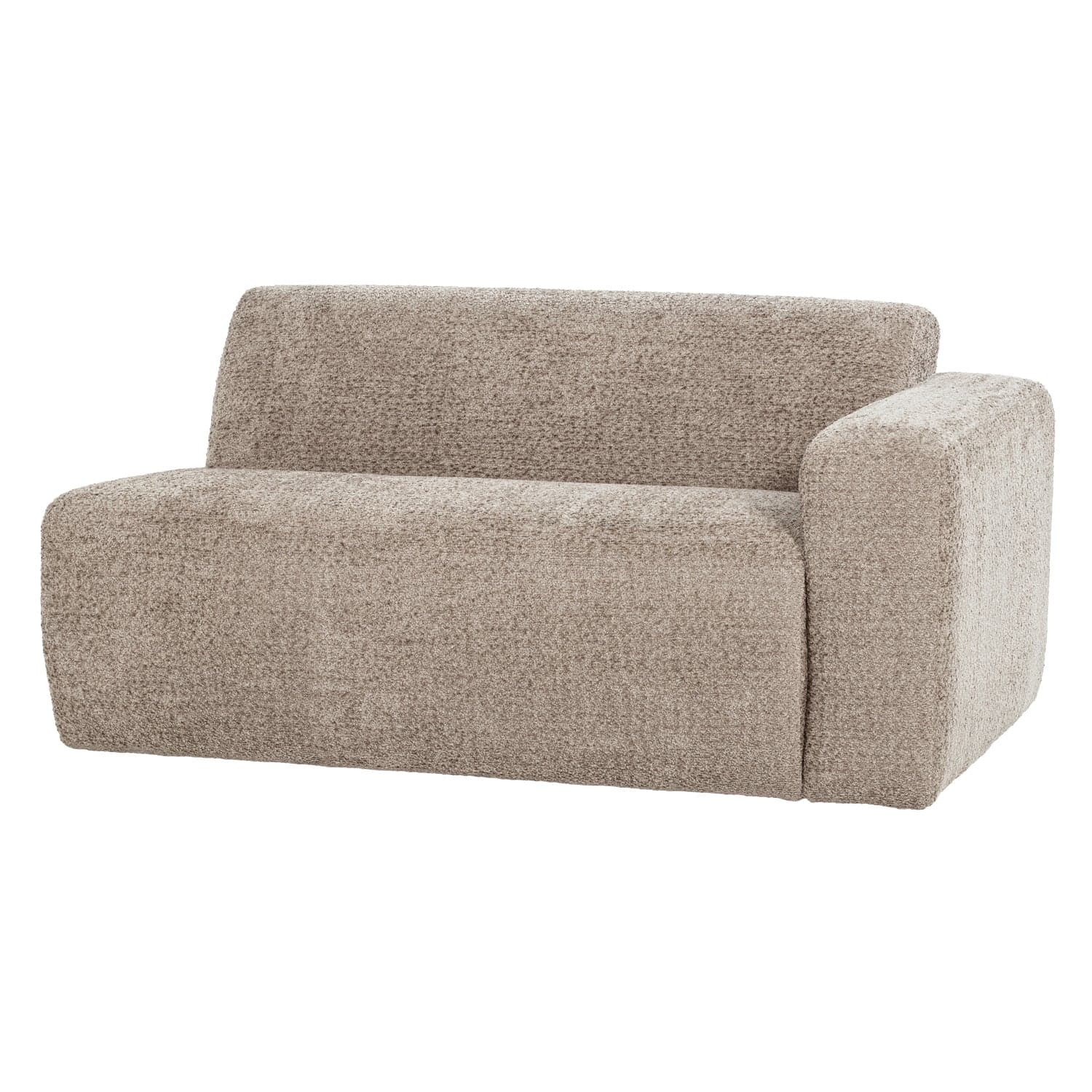 Mojo base 1,5-zits element arm rechts wollig donkerzand[fsc]