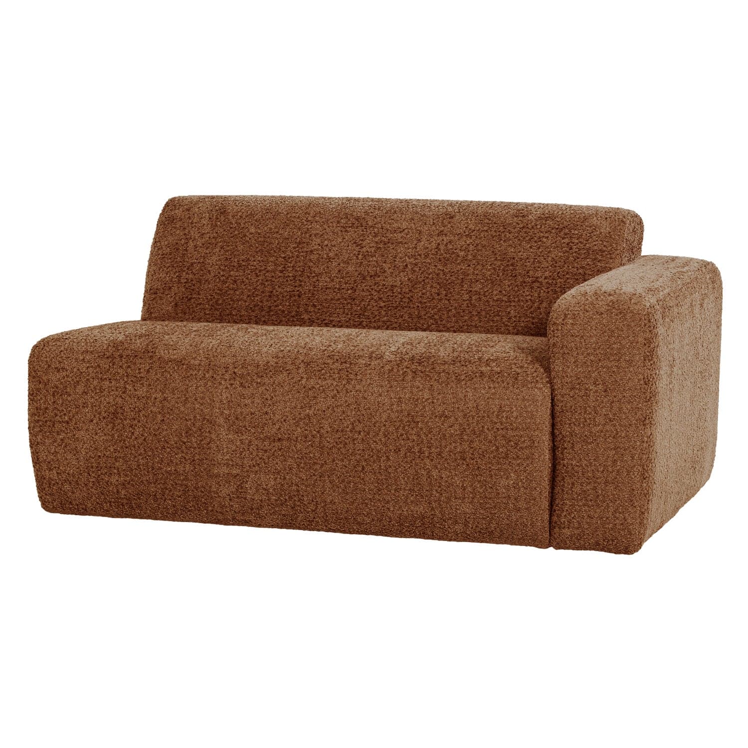 Mojo base 1,5-zits element arm rechts wollig roestbruin[fsc]