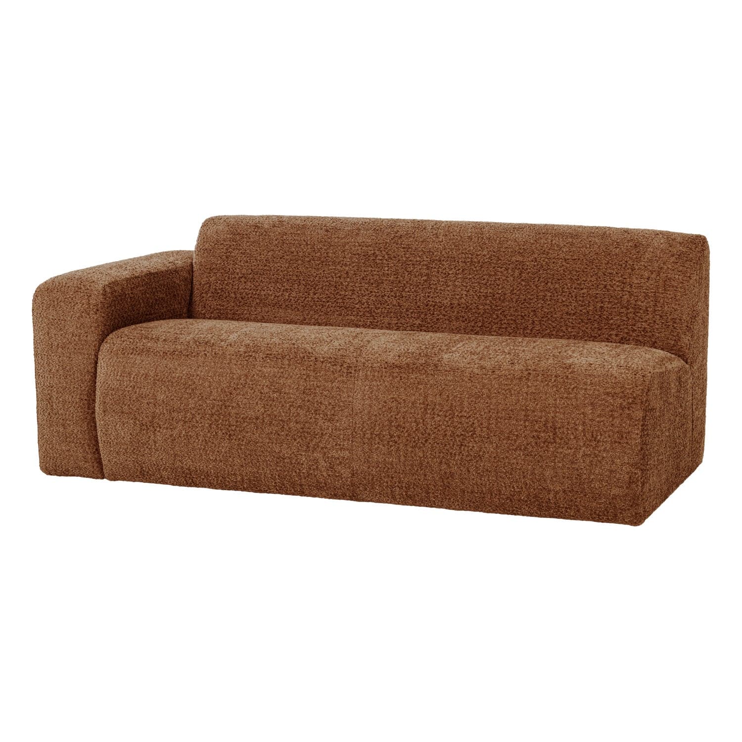 Mojo base 2-zits element arm links wollig roestbruin [fsc]