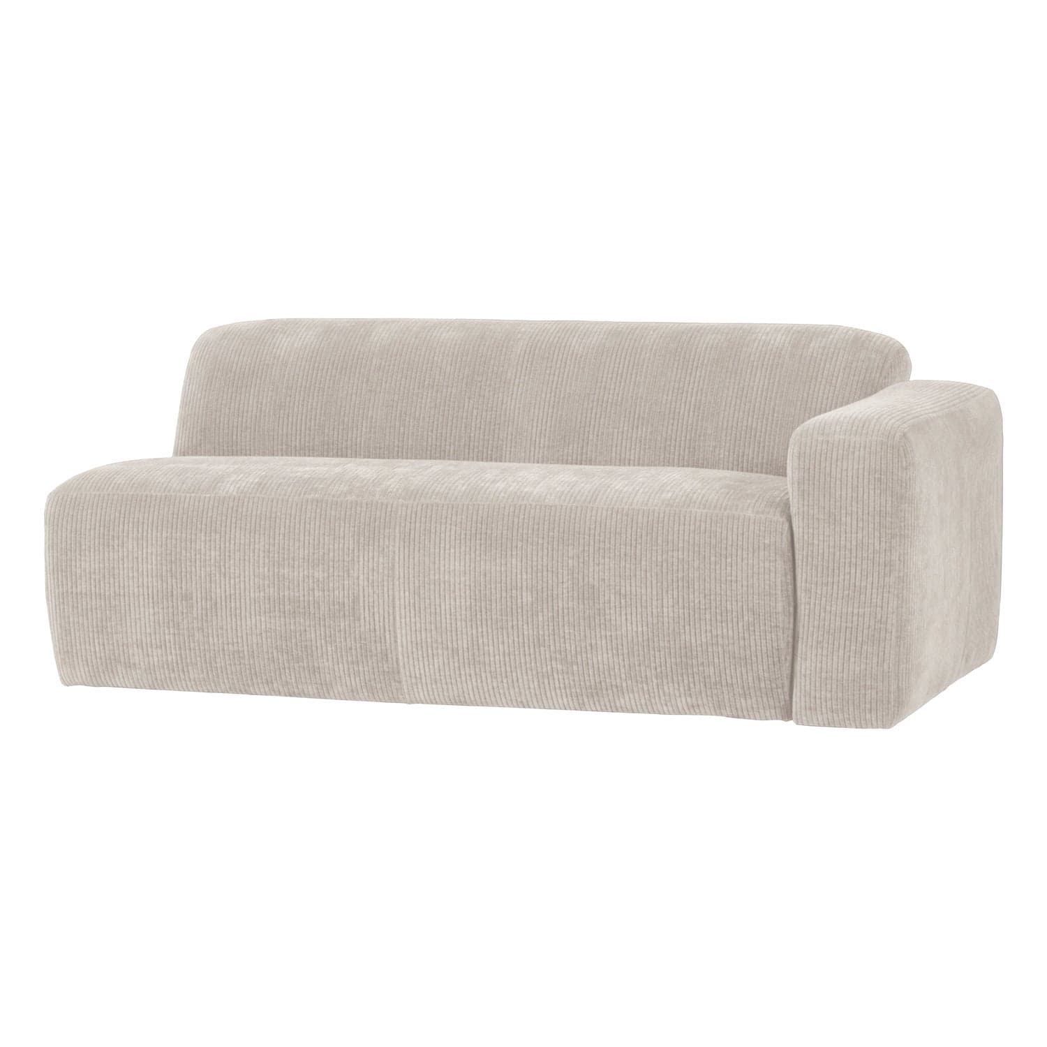 Mojo base 2-zits element arm rechts rib ecru [fsc]