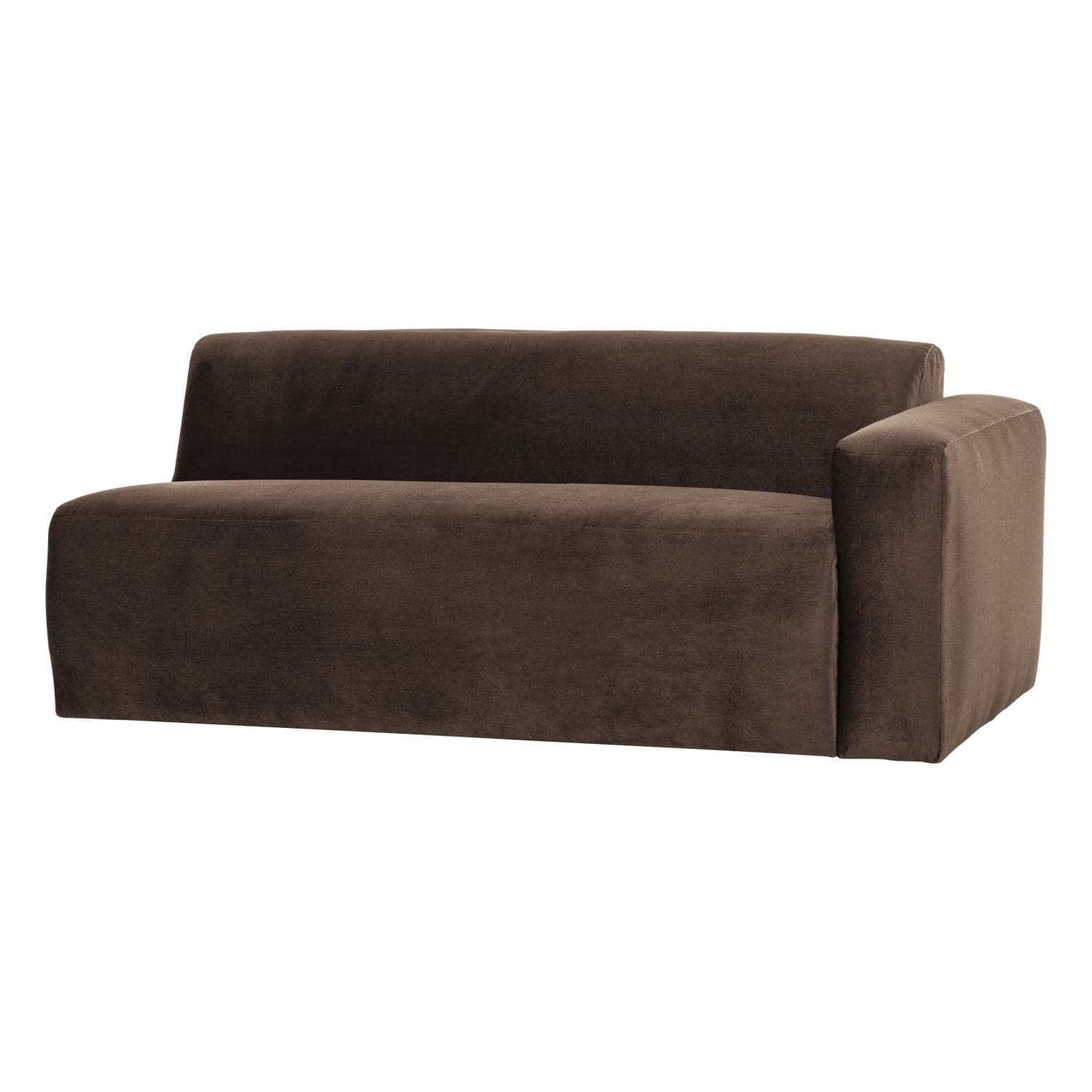 Mojo base 2-zits element arm rechts velvet bruin [fsc]