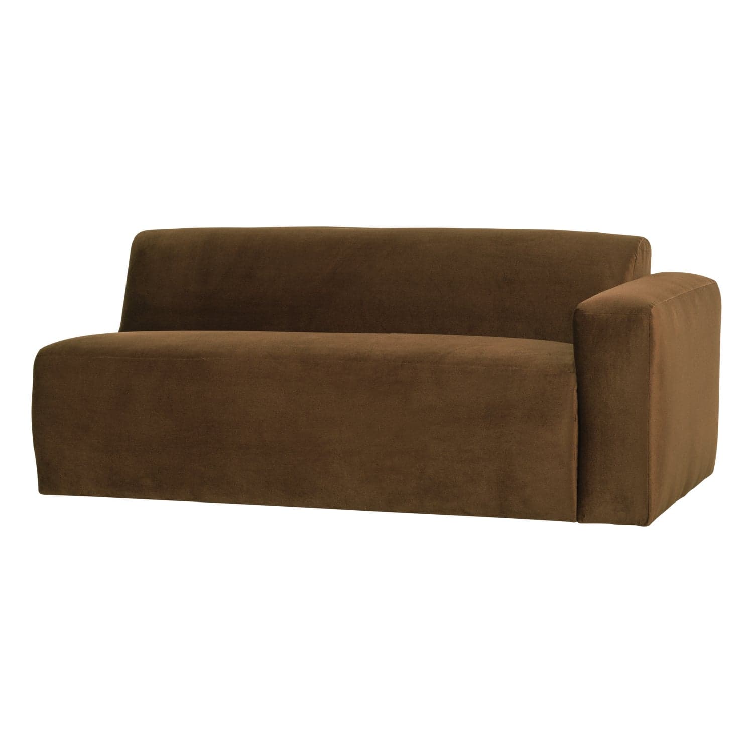 Mojo base 2-zits element arm rechts velvet honinggeel [fsc]