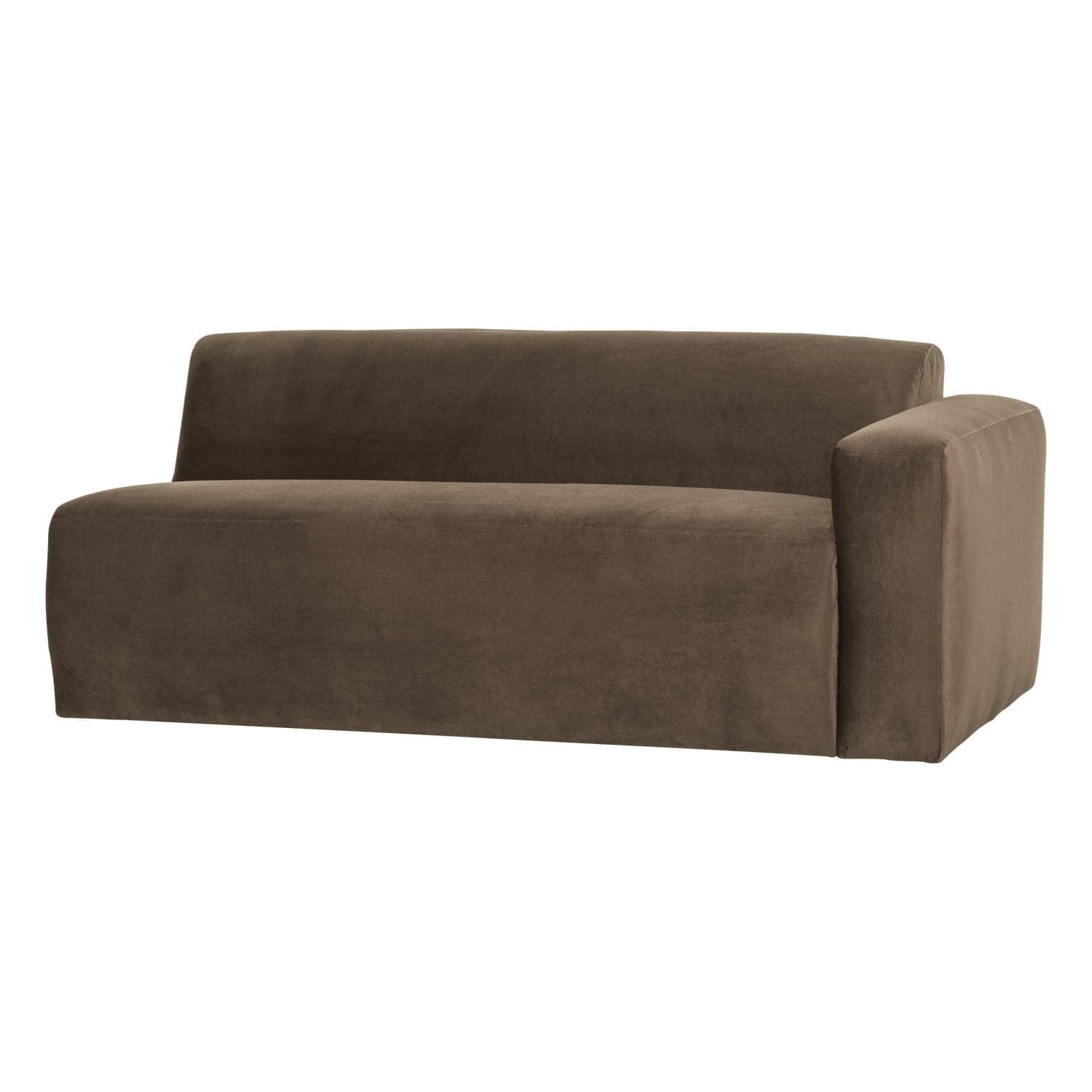 Mojo base 2-zits element arm rechts velvet taupe [fsc]