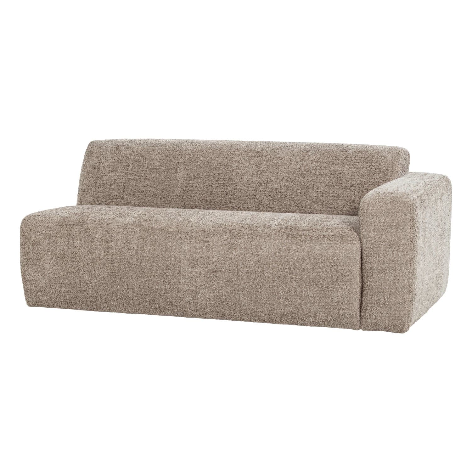 Mojo base 2-zits element arm rechts wollig donkerzand [fsc]