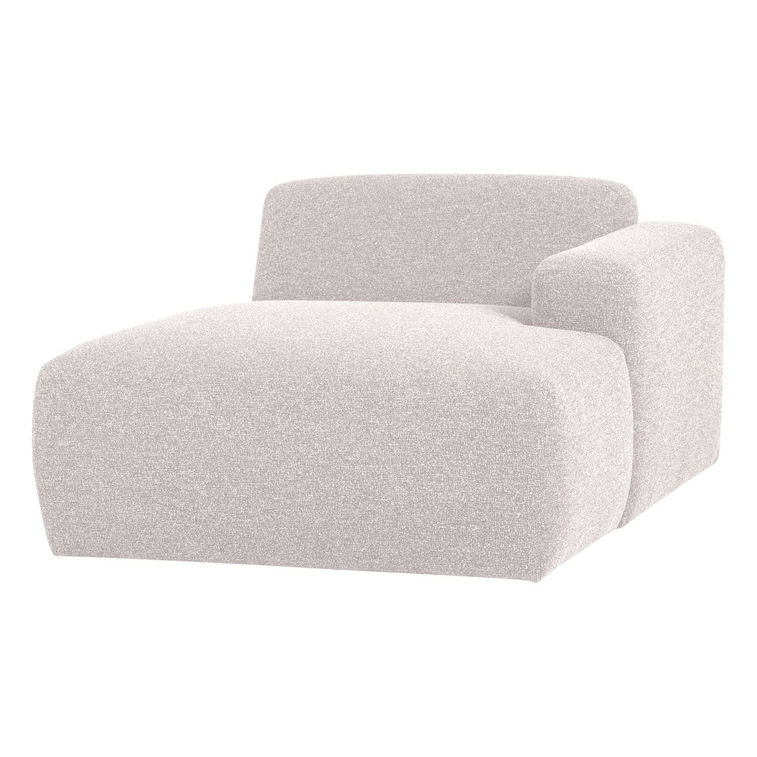 Mojo base chaise longue element rechts boucle ecru [fsc]