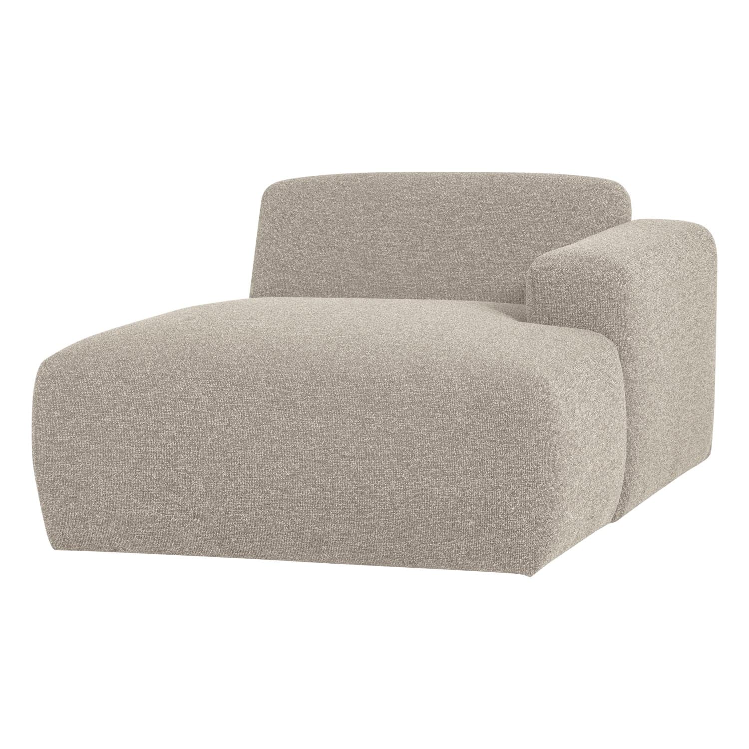 Mojo base chaise longue element rechts boucle beige [fsc]