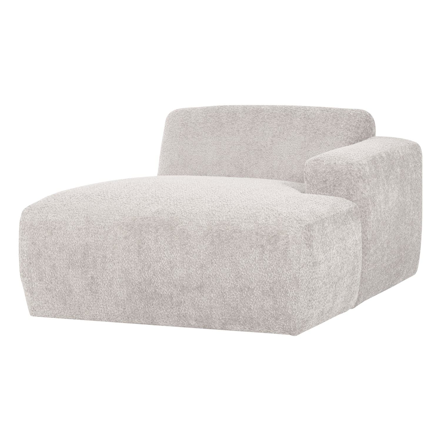 Mojo base chaise longue element rechts wollig ecru [fsc]