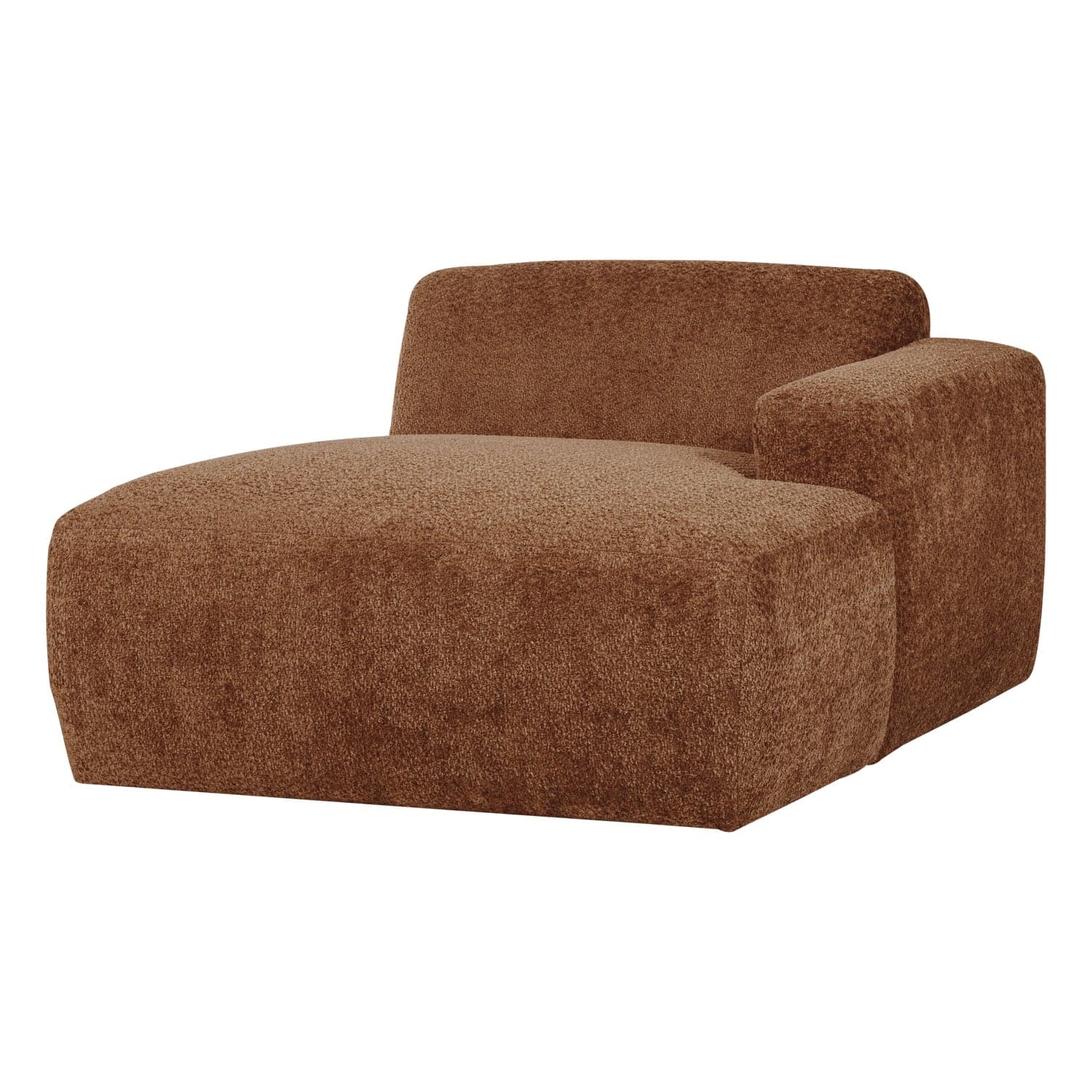 Mojo base chaise longue element rechts wollig r.bruin [fsc]