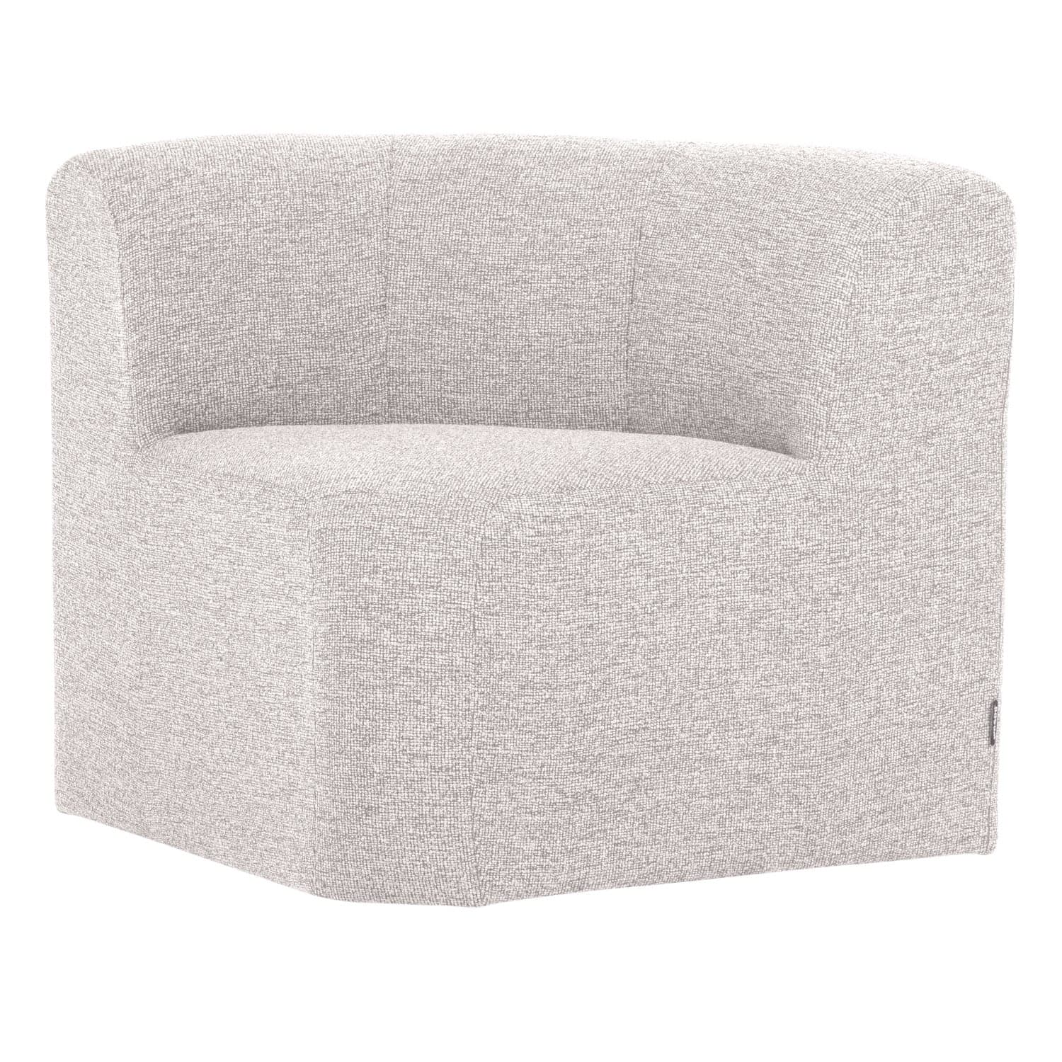 Mojo base eetbank hoek met rugleuning boucle ecru [fsc]