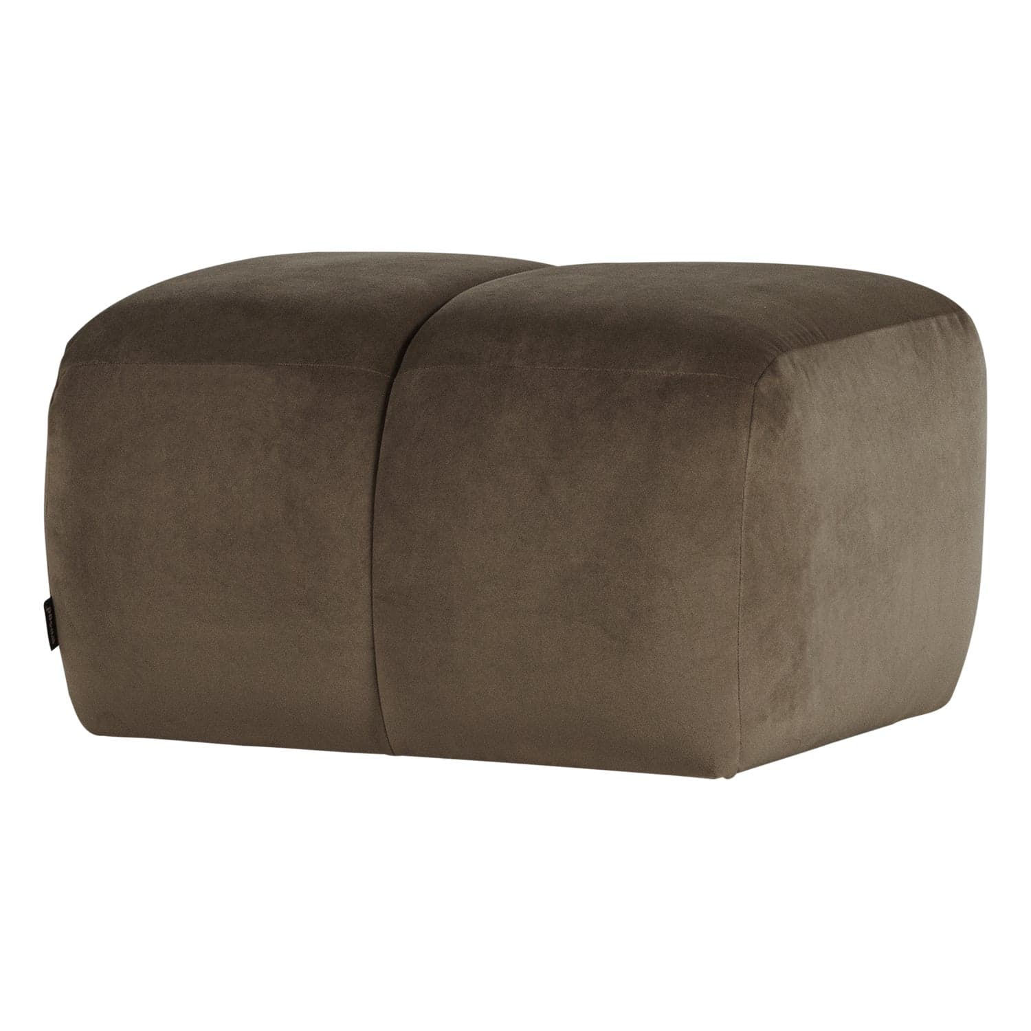 Mojo poef velvet taupe [fsc]