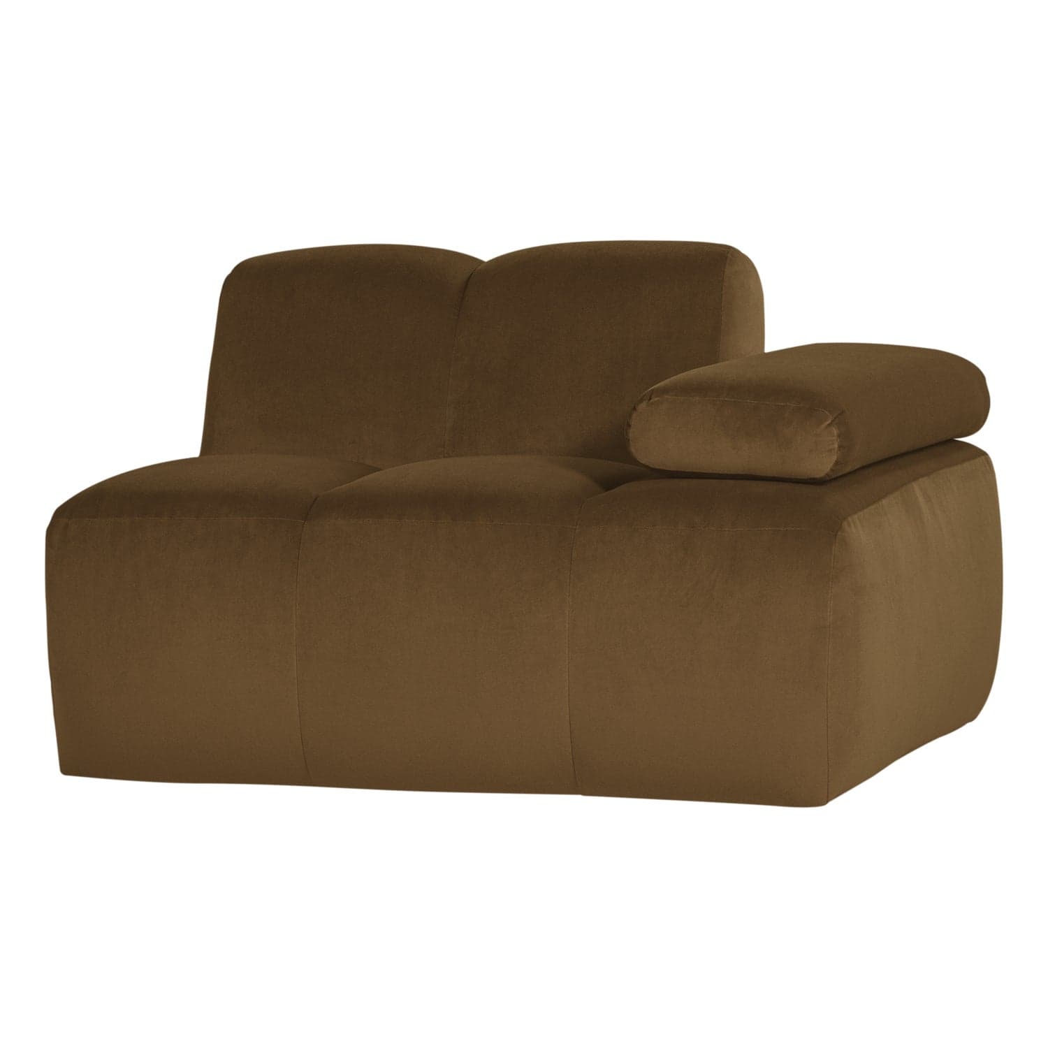 Mojo 1-zits element arm rechts velvet honinggeel [fsc]