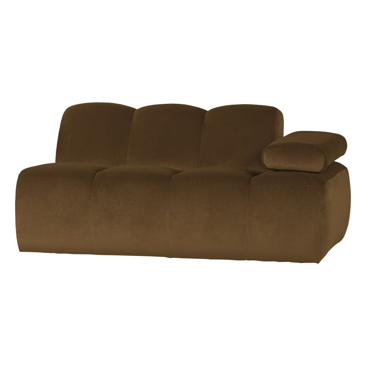 Mojo 1,5-zits element arm rechts velvet honinggeel [fsc]