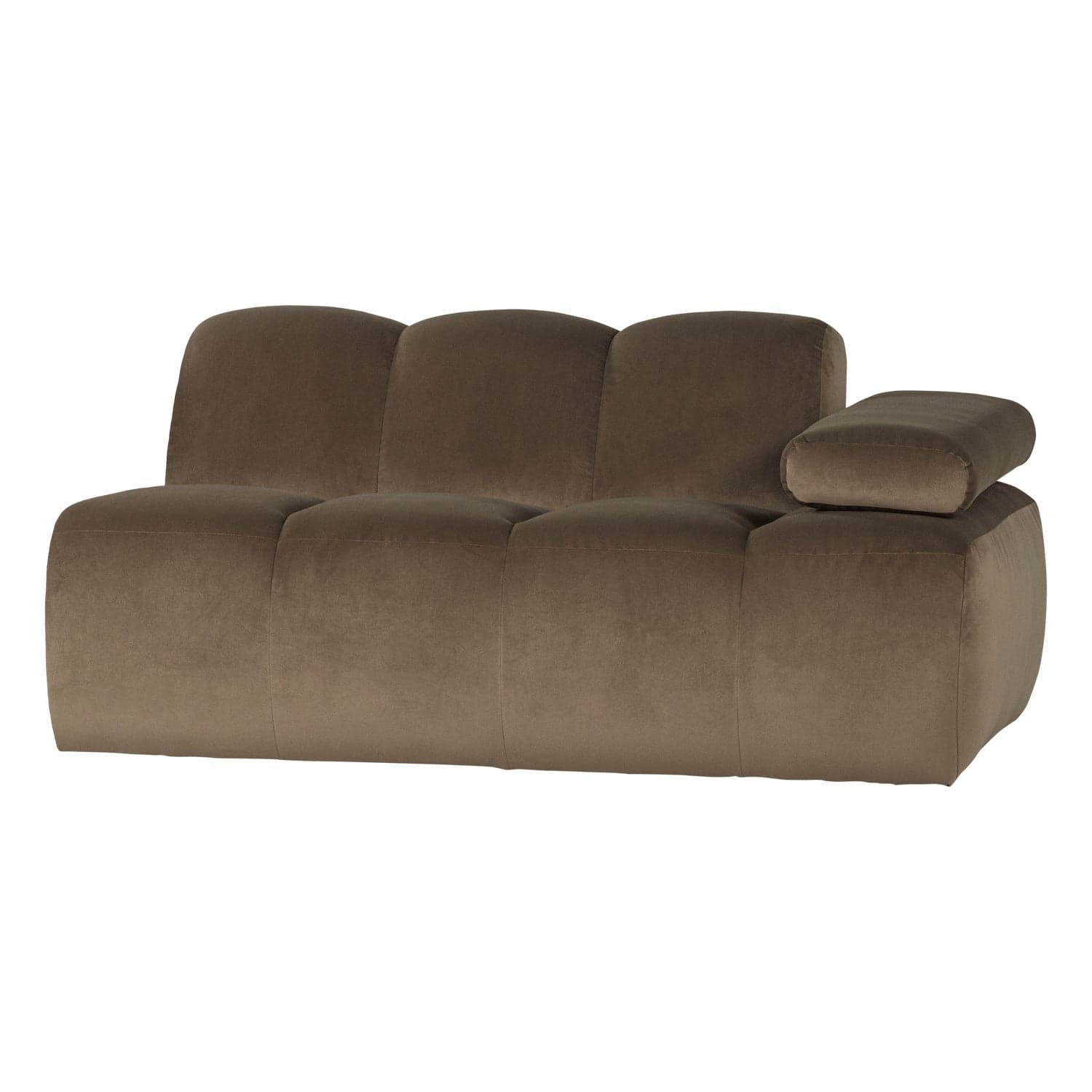 Mojo 1,5-zits element arm rechts velvet taupe [fsc]