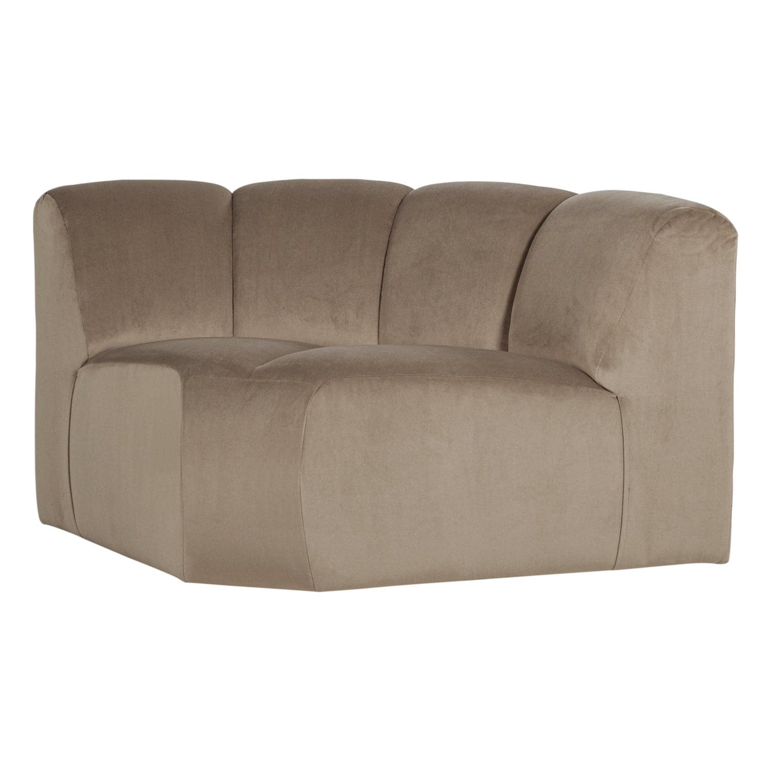 Mojo hoekelement rond velvet khaki [fsc]