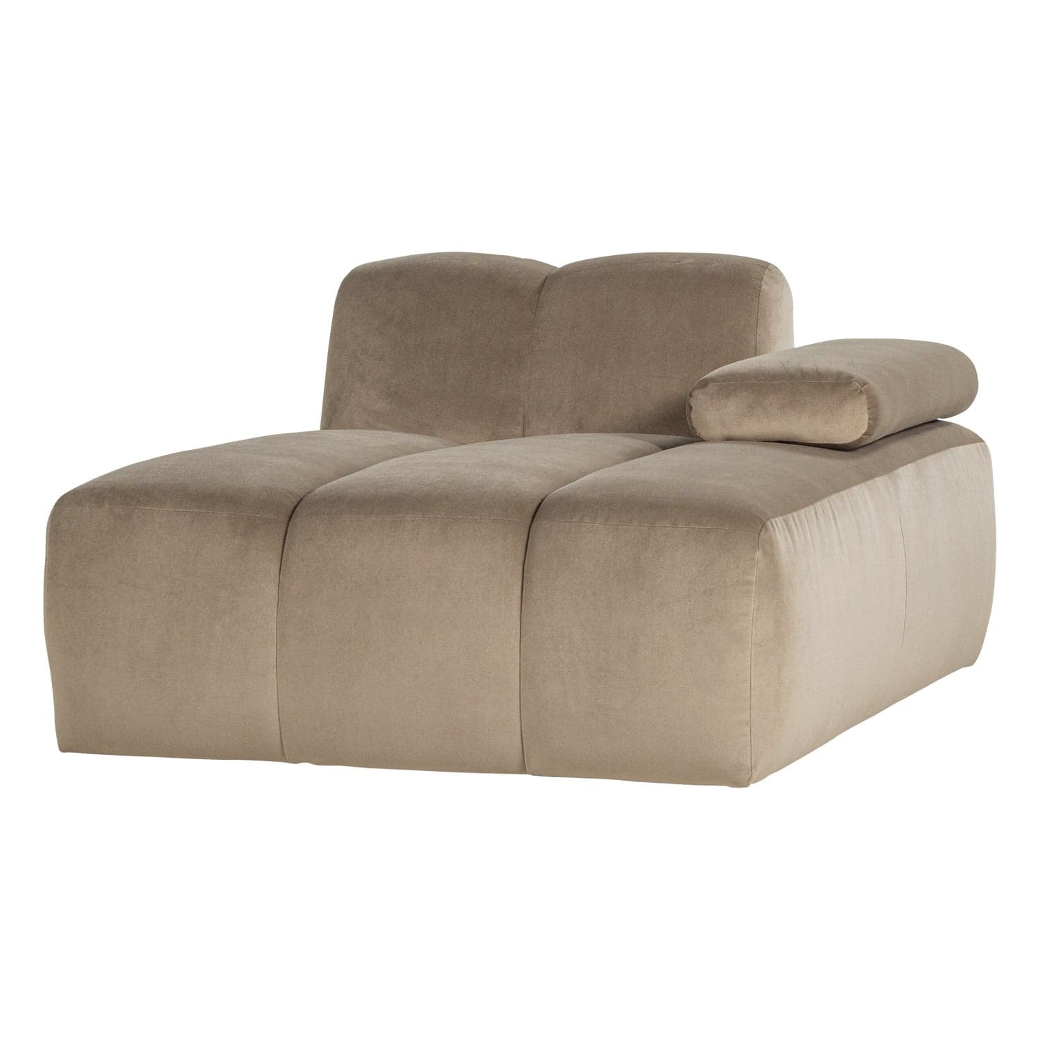 Mojo chaise longue element rechts velvet khaki [fsc]