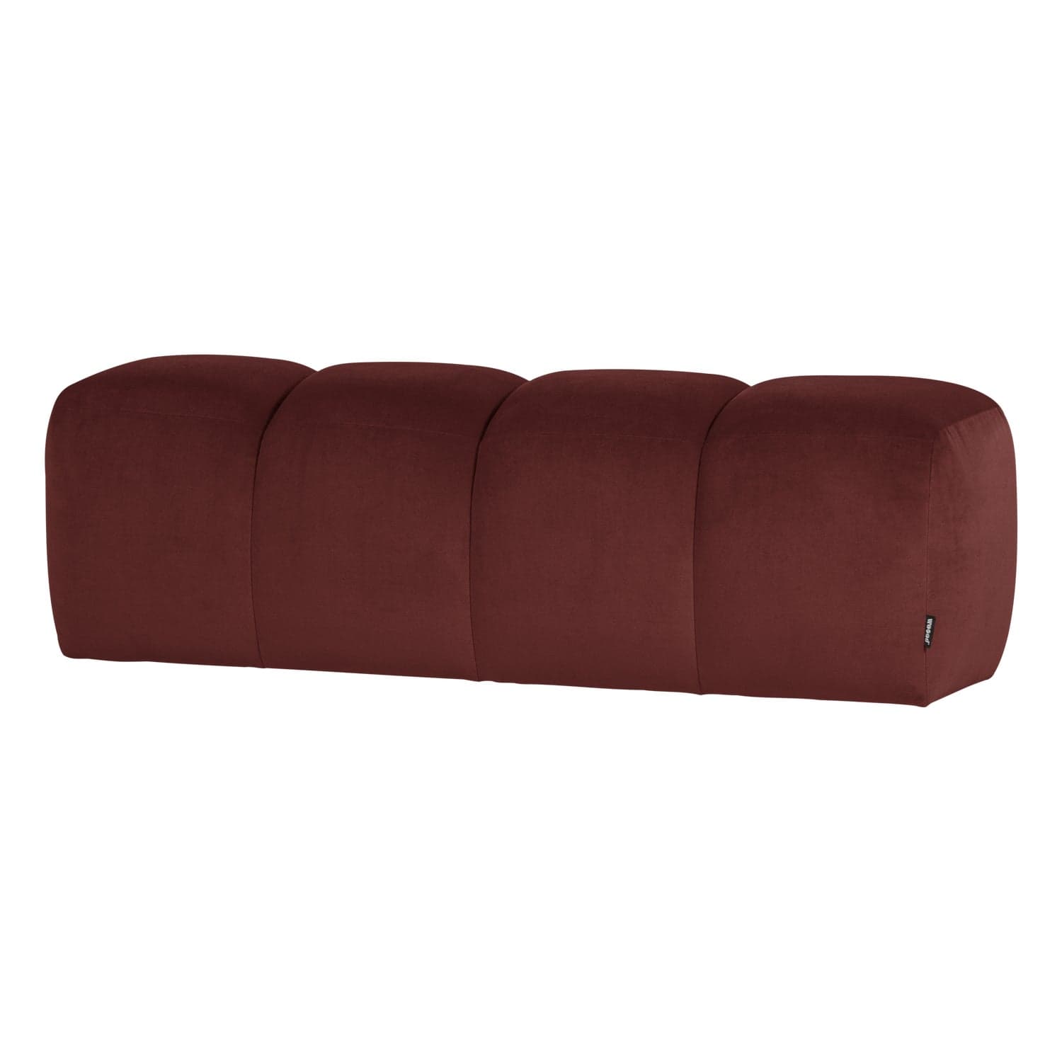 Mojo eetbank 164 cm velvet kastanjebruin [fsc]