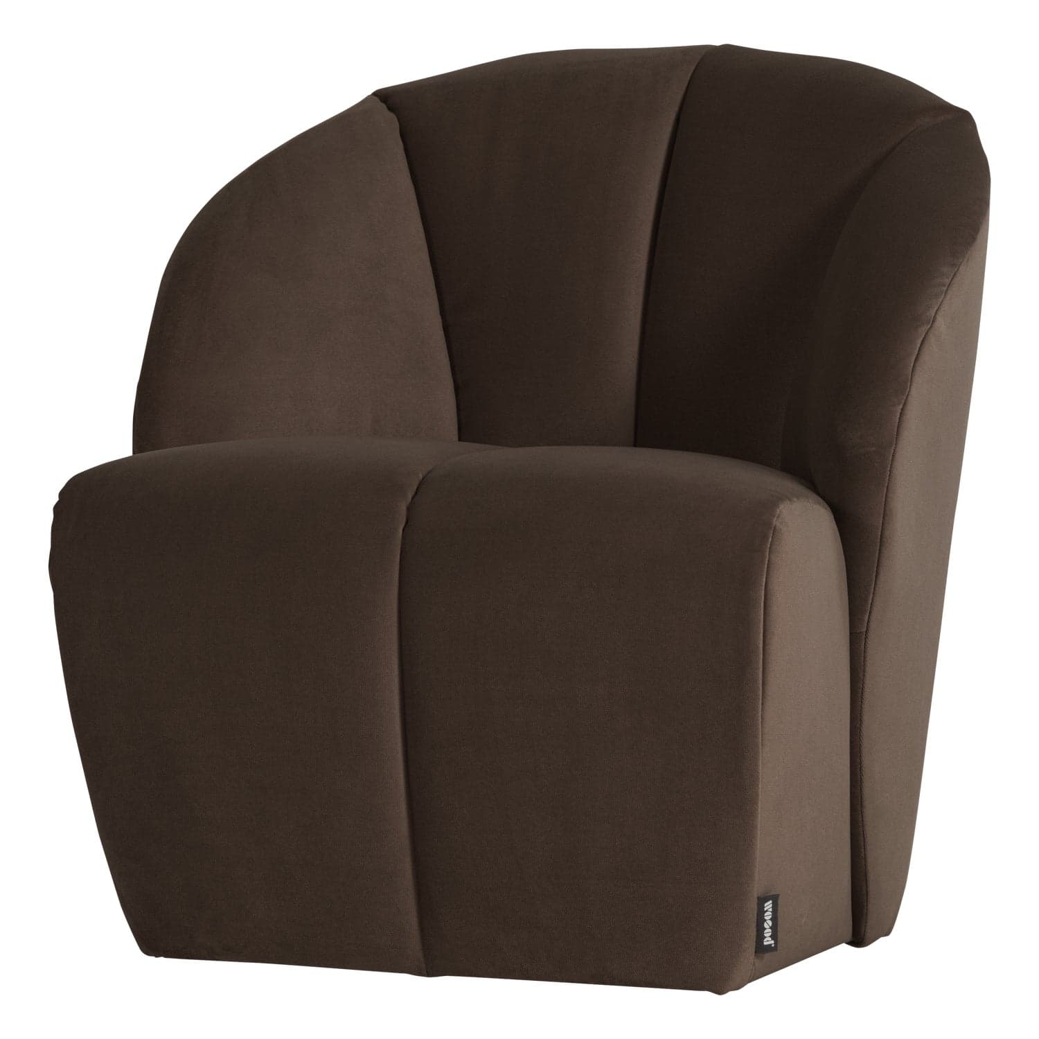 Mojo draaifauteuil velvet bruin [fsc]