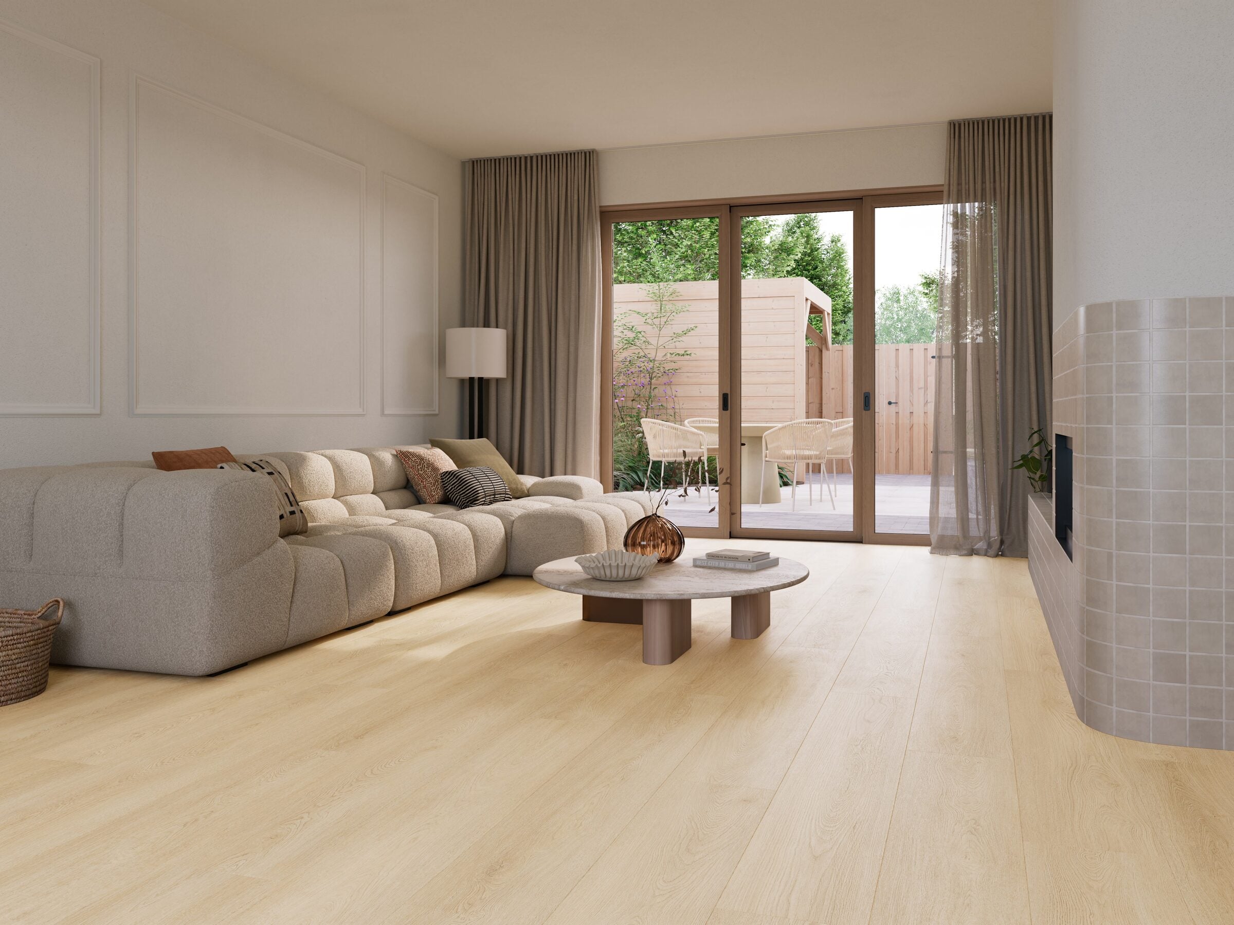 NaturaDeck Select Amande Plank Lijm PVC 1500x250x2,5mm 0,55