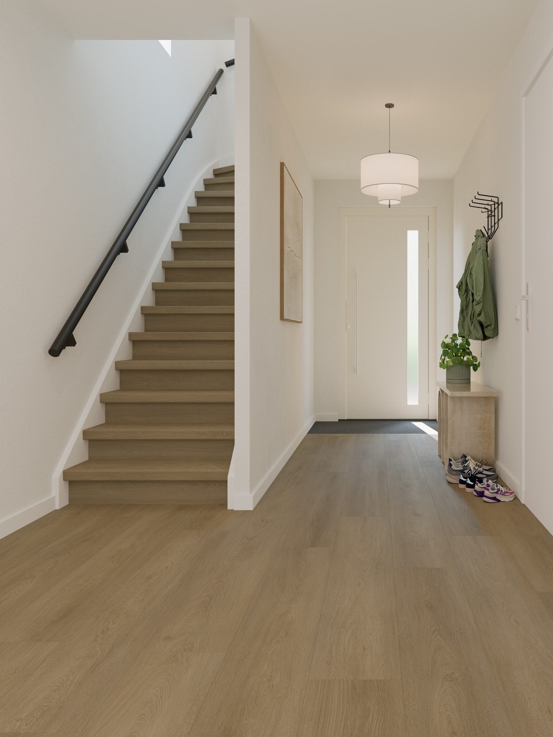 NaturaDeck Select Noyer Plank Lijm PVC 1500x250x2,5mm 0,55