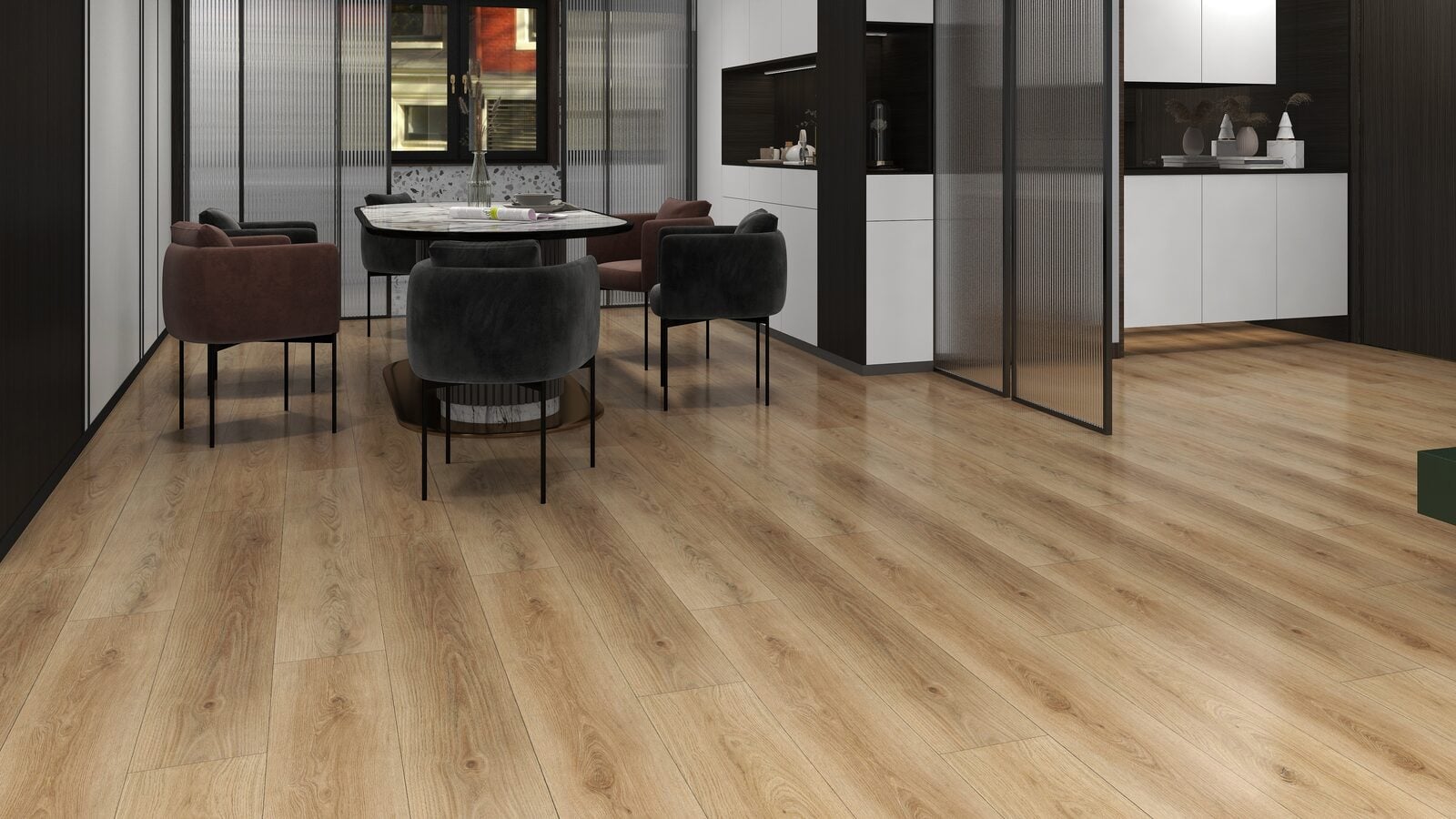 Salsa 1302 klik PVC 1220x228x6mm 0,55mm (met geïntegreerde ondervloer)