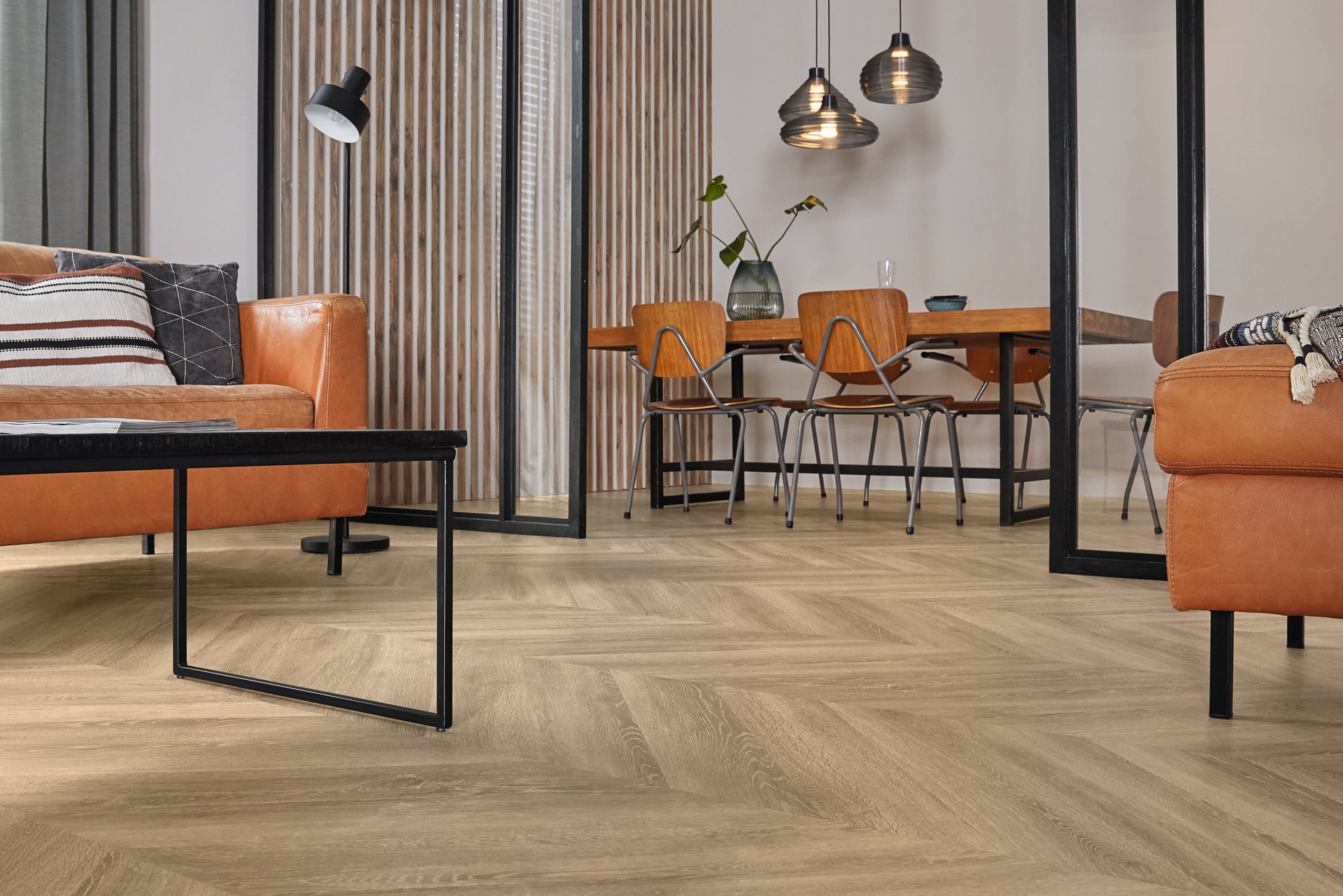 Lijm PVC Hongaarse punt Mflor Parva Oak Chevron Piedmont 800x133,4x2,5mm 0,55