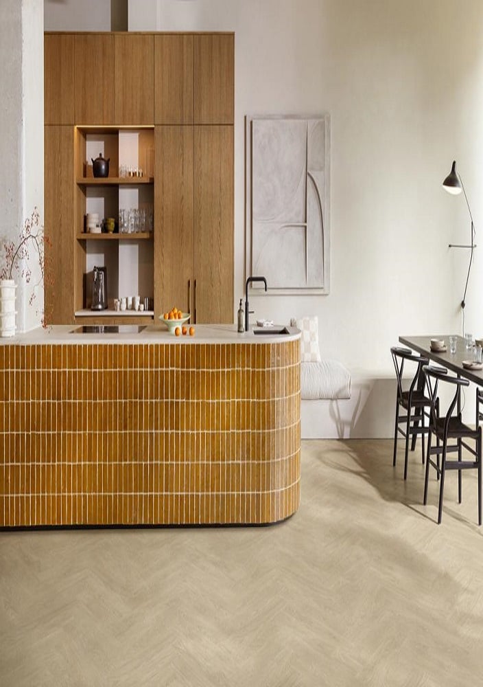 MODULEO KLIK PVC VISGRAAT LAYRED 51230 LAUREL OAK  630X126X6MM 0,55 (MET GEÏNTEGREERDE ONDERVLOER 10DB)