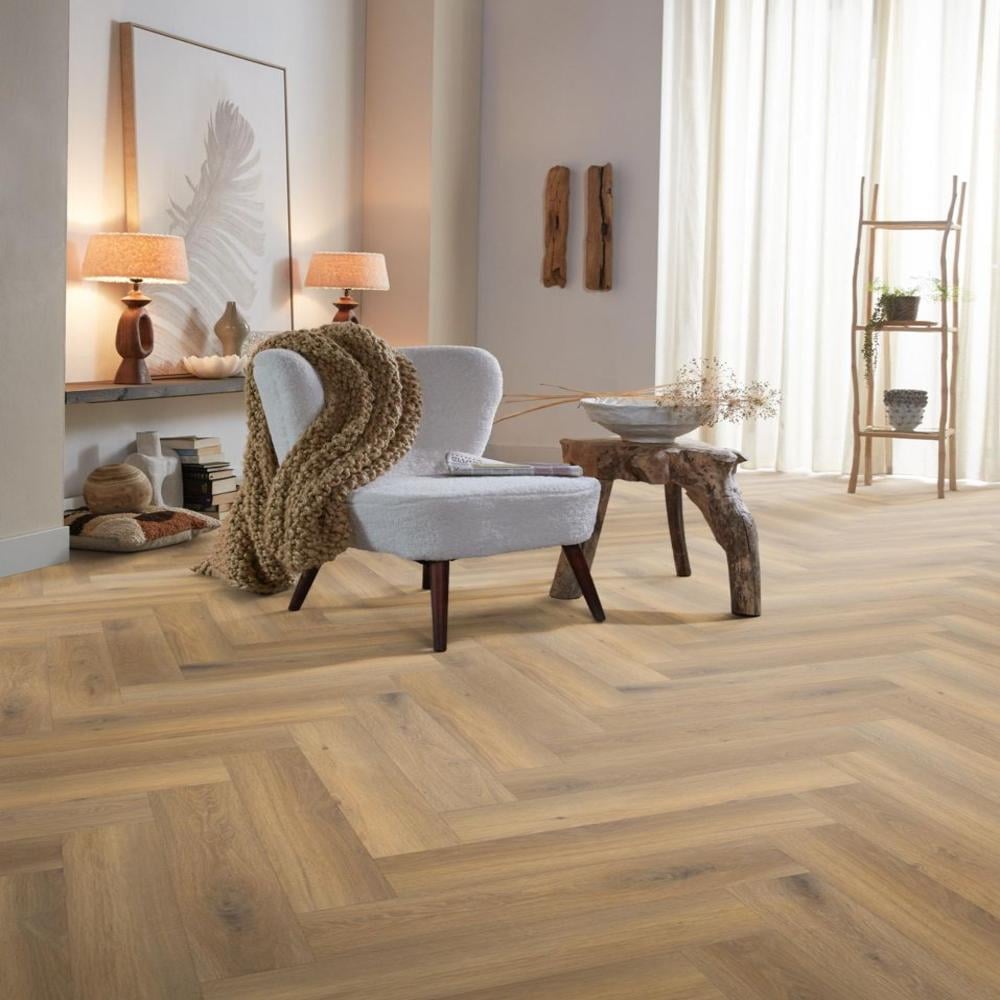 Bayside Visgraat Laminaat Eiken 665x133x8mm 4V