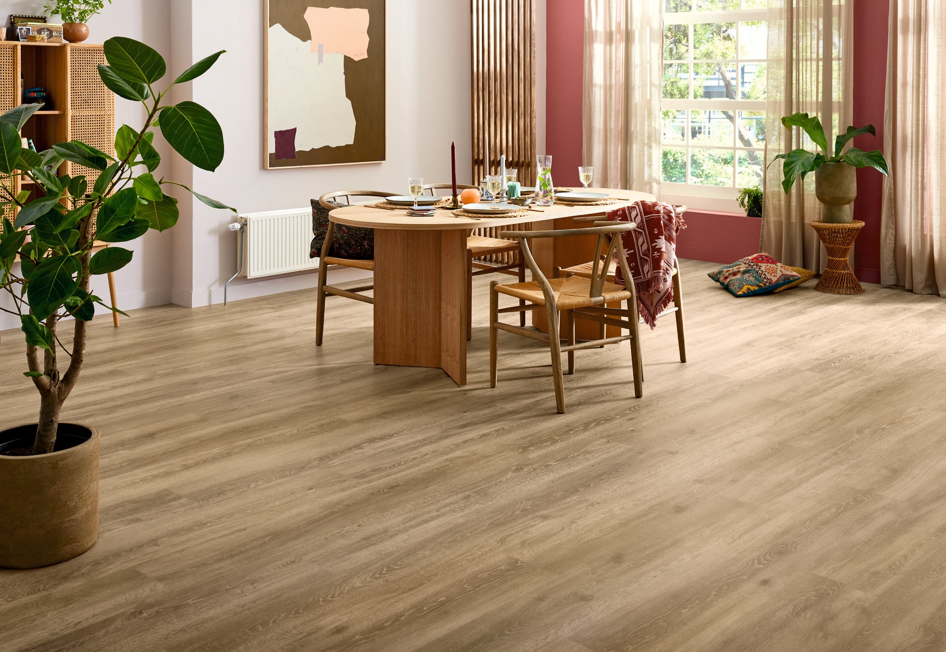 Lijm PVC mFLOR 56314 Authentic Oak XL Piedmont 1500x230x2,5mm 0,55