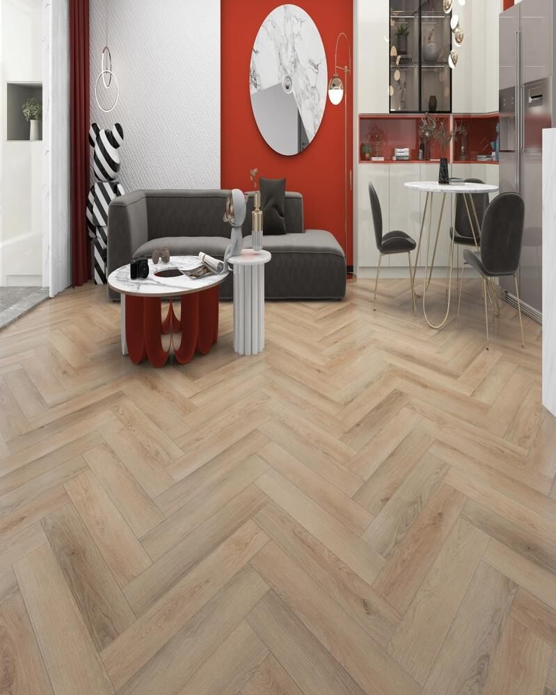 EasyFit Klik PVC Visgraat Vaasa 203 750x150x6mm 0,55 (met geïntegreerde ondervloer geen 10DB)