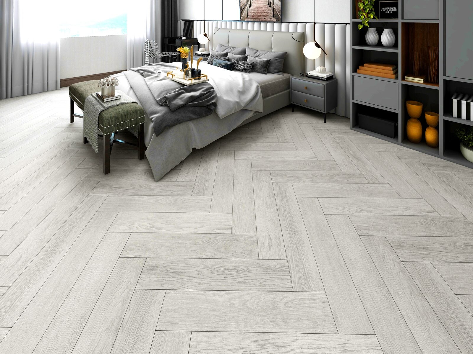 EasyFit Klik PVC Visgraat Pori 214 750x150x5mm 0,30 (met geïntegreerde ondervloer geen 10DB)