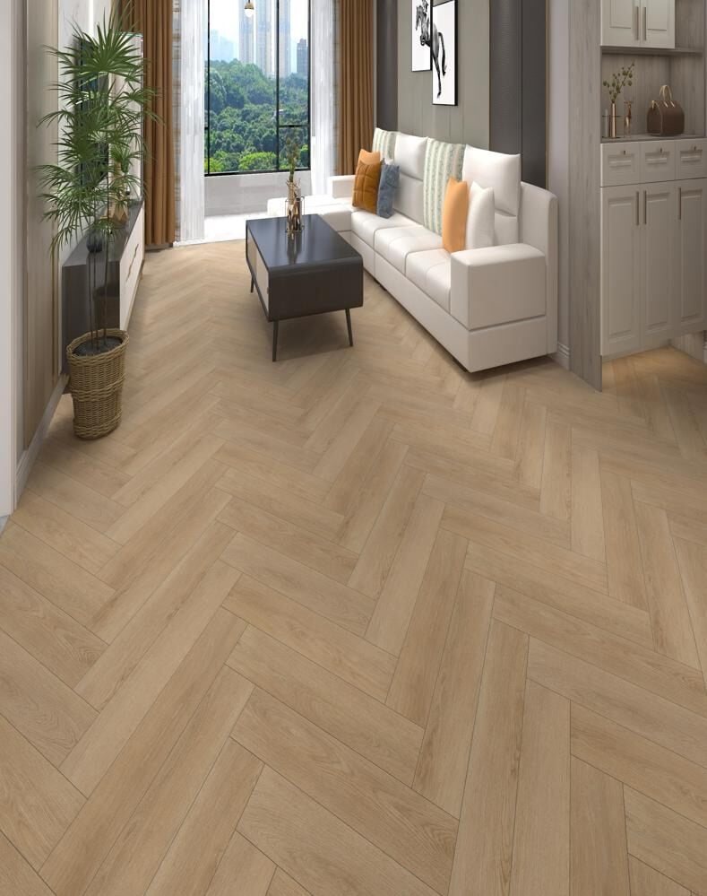 EasyFit Klik PVC Visgraat Pori 215 750x150x5mm 0,30 (met geïntegreerde ondervloer geen 10DB)